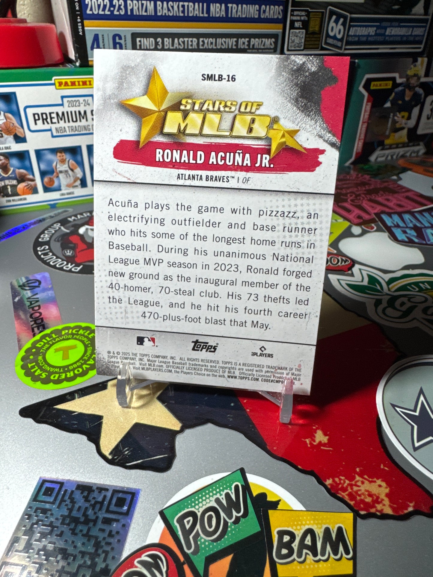 2025 Topps Stars of the MLB #SMLB-16 Ronald Acuna Jr.- Holo