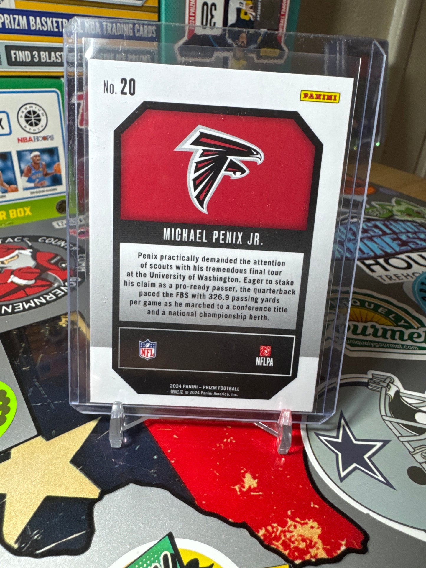 2025 Panini Prizm- Emergent ##20 Michael Penix Jr. RC