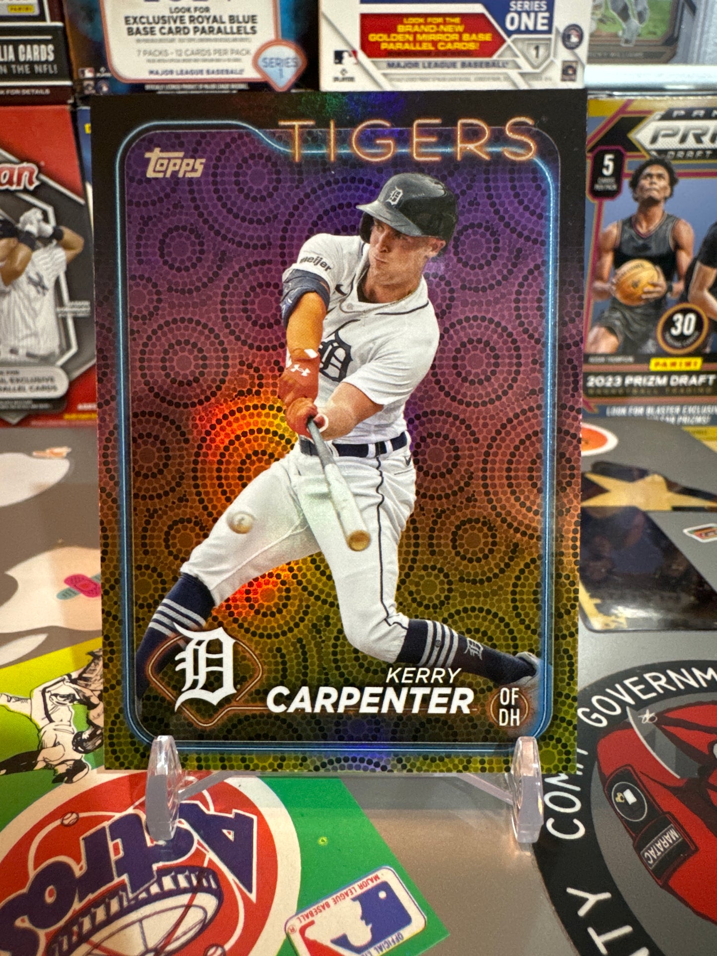 2024 Topps Series 2 #536 Kerry Carpenter. Summer foil edition.