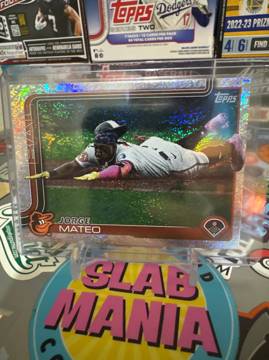 2025 Topps Series 2 #484 Jorge Mateo- Sand Glitter Parallel