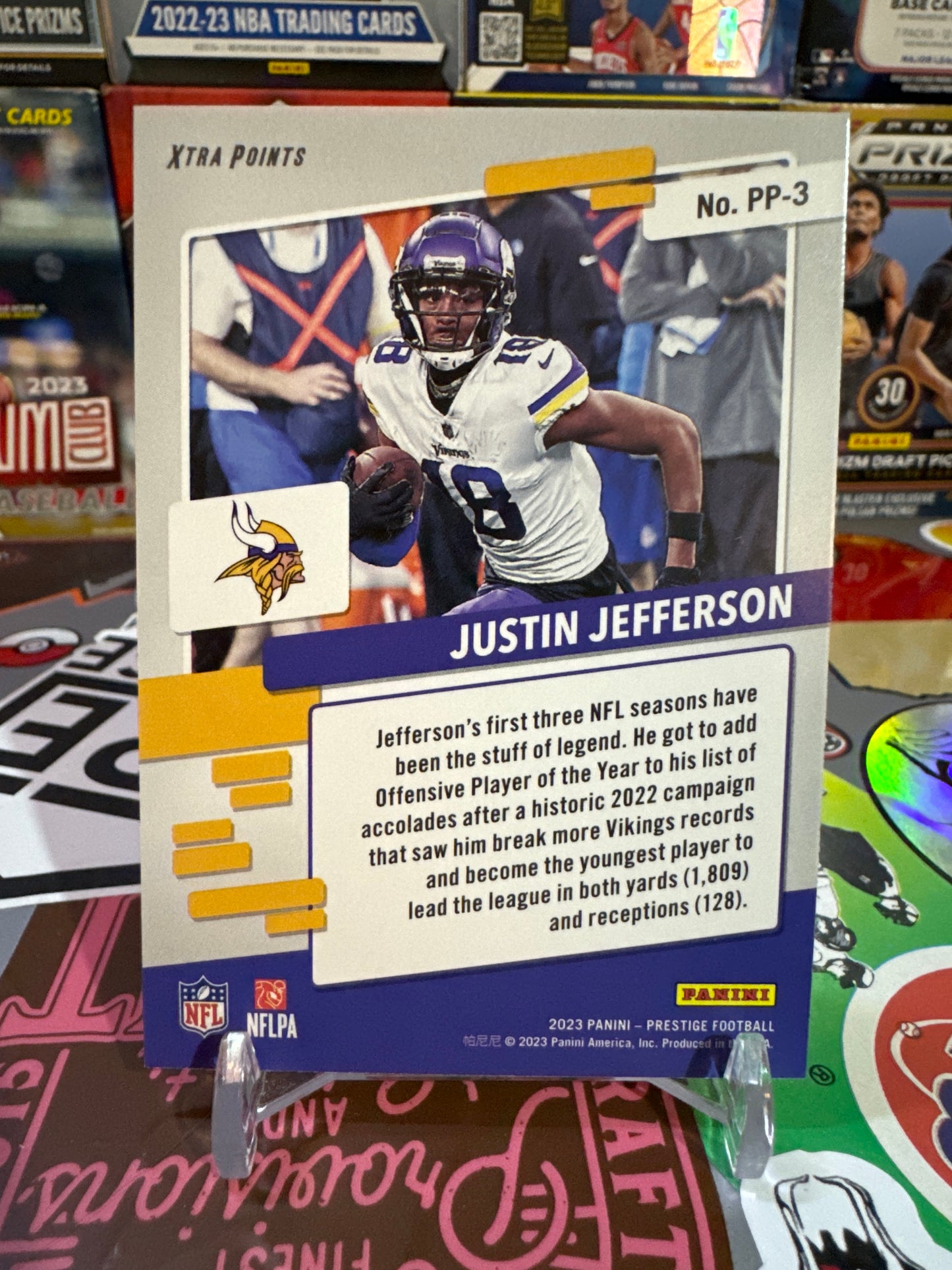 2023 Panini Prestige. Prestigious Pros #3 Justin Jefferson