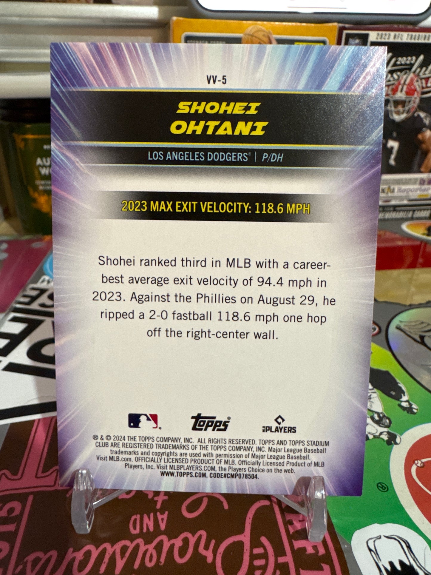 2024 Tops Stadium Club Virtuosos of velocity ##VV-5