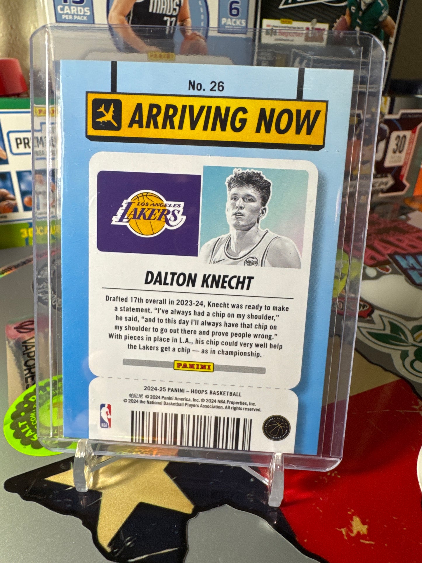 2024 Panini Hoops-Arriving Now #26 Dalton Knecht RC
