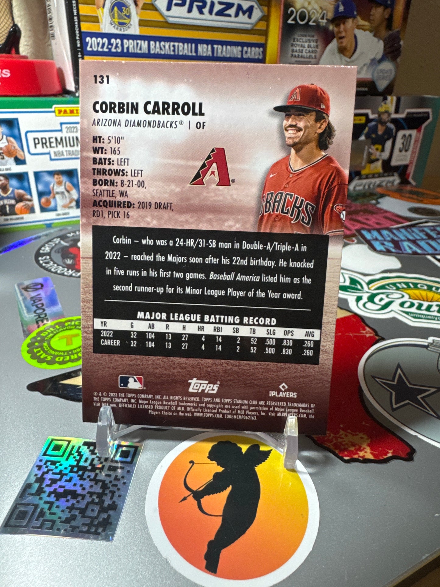 2023 Topps Stadium Club #131 Corbin Carroll RC - Sepia