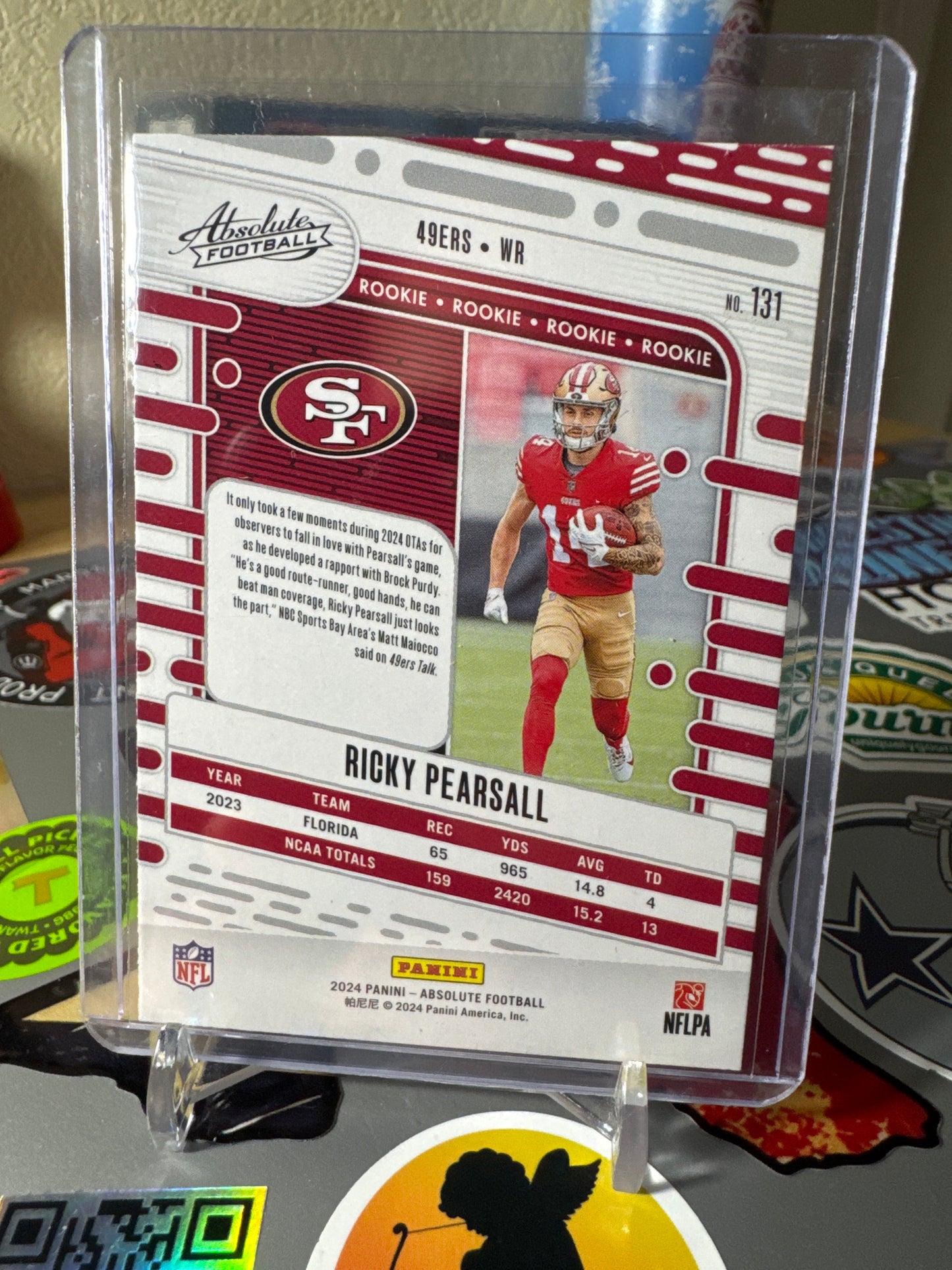2024 Panini Absolute #131 Ricky Pearsall RC