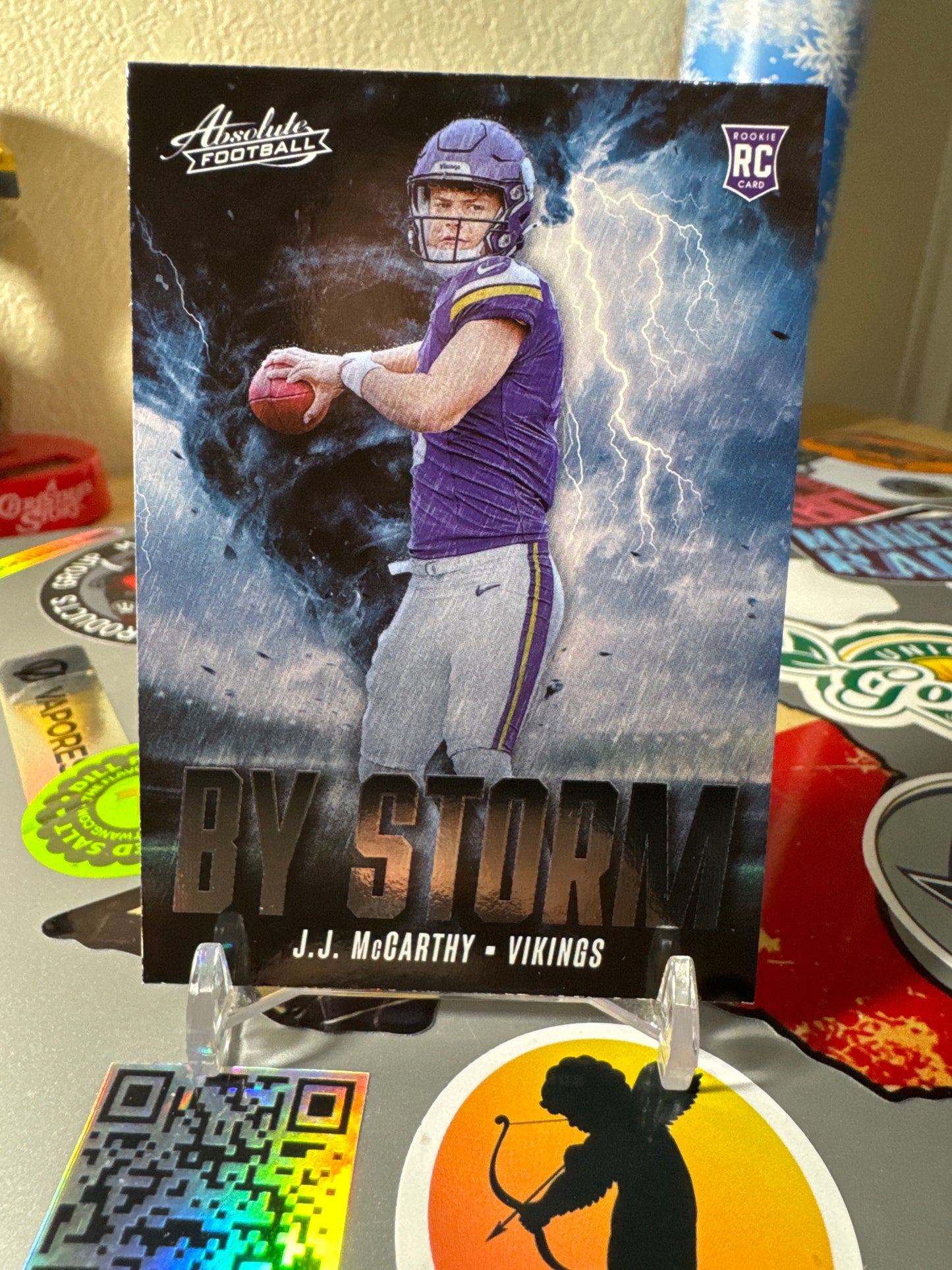 2024 Panini Absolute By Storm #10 J.J. McCarthy RC