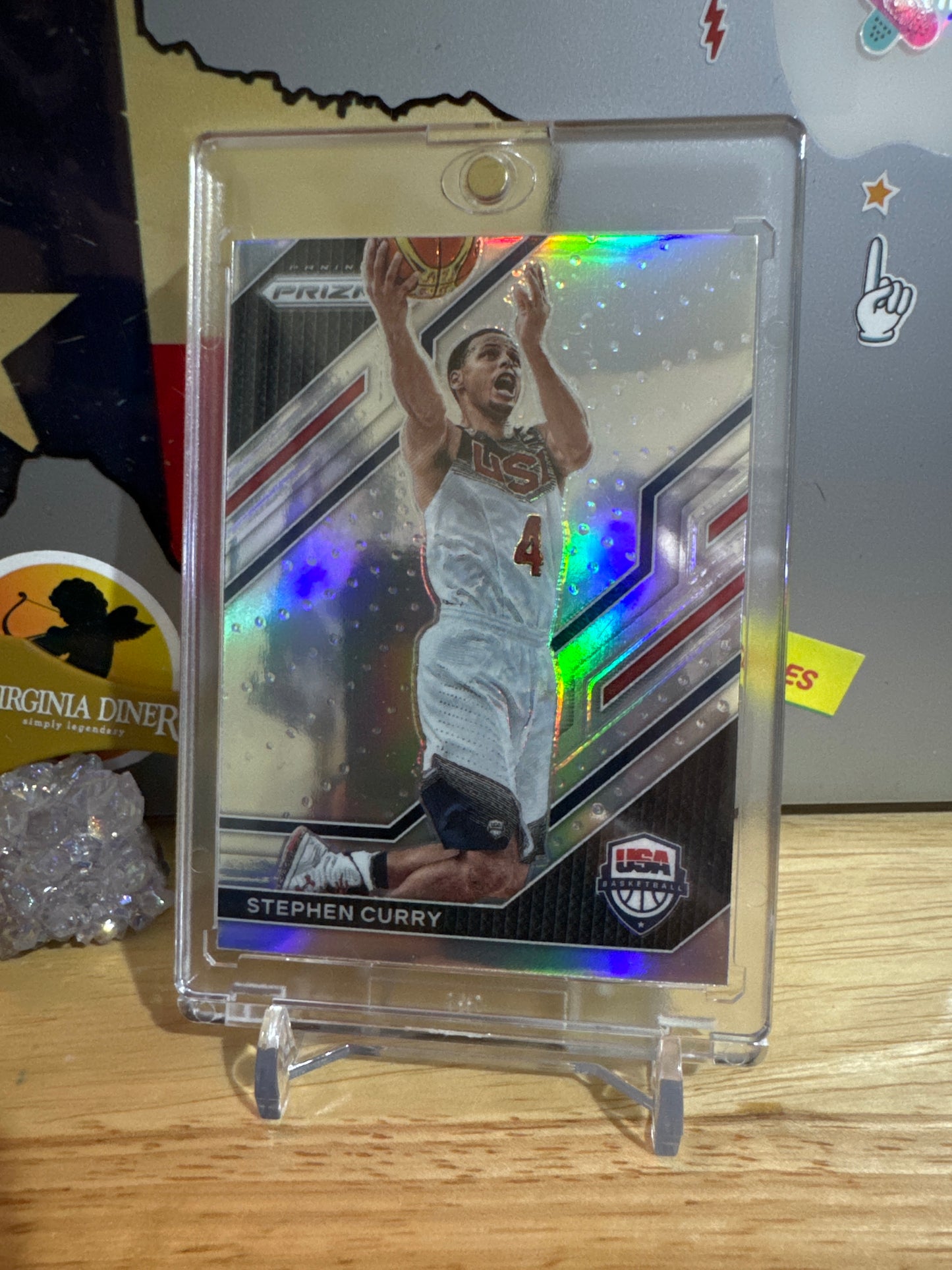 2022 Panini Prizm USA Basketball #10 Stephen Curry Silver Parallel
