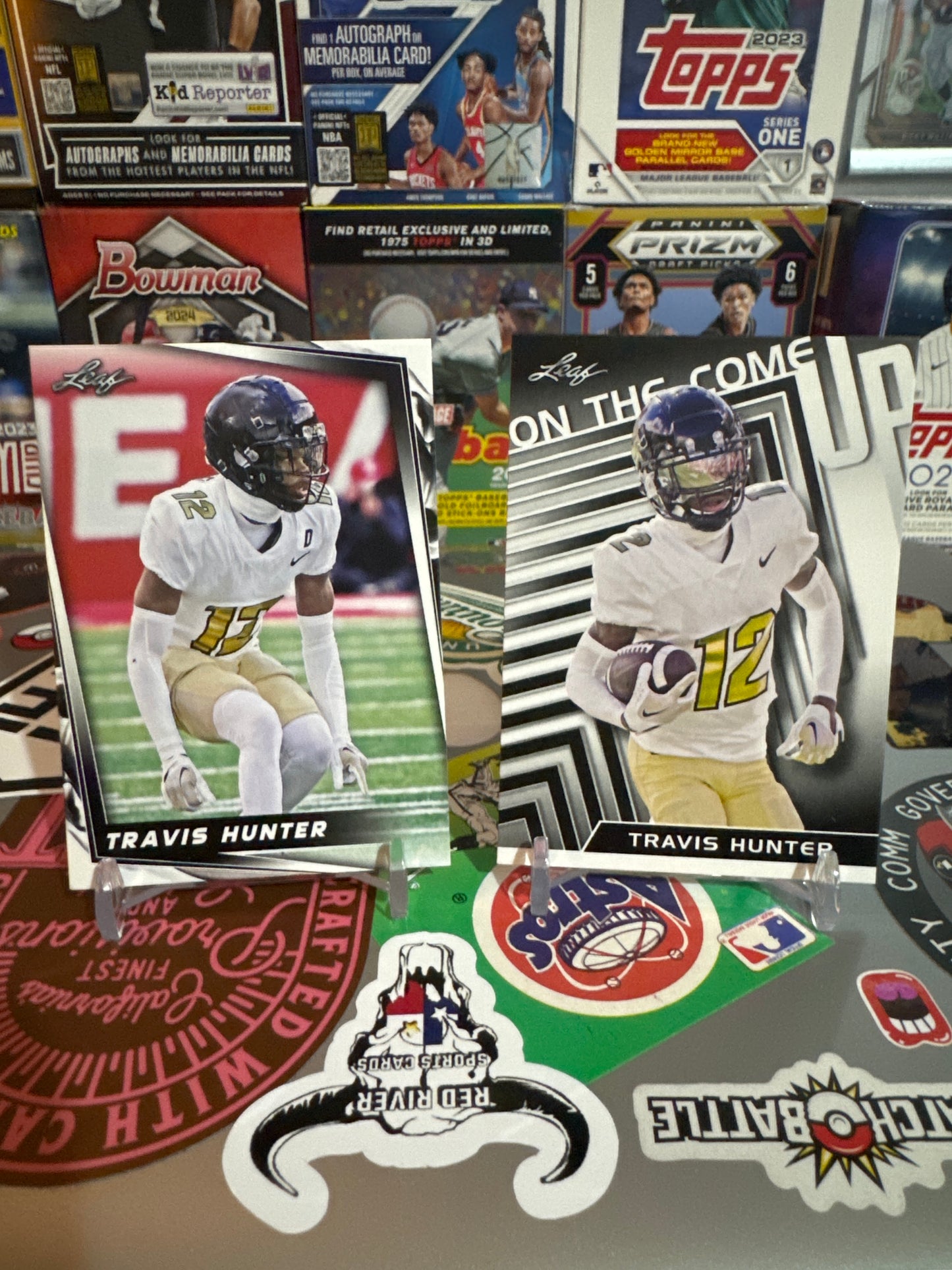 2024 Leaf Football #OC-5 OTCU #41 Travis Hunter. Dual card set.