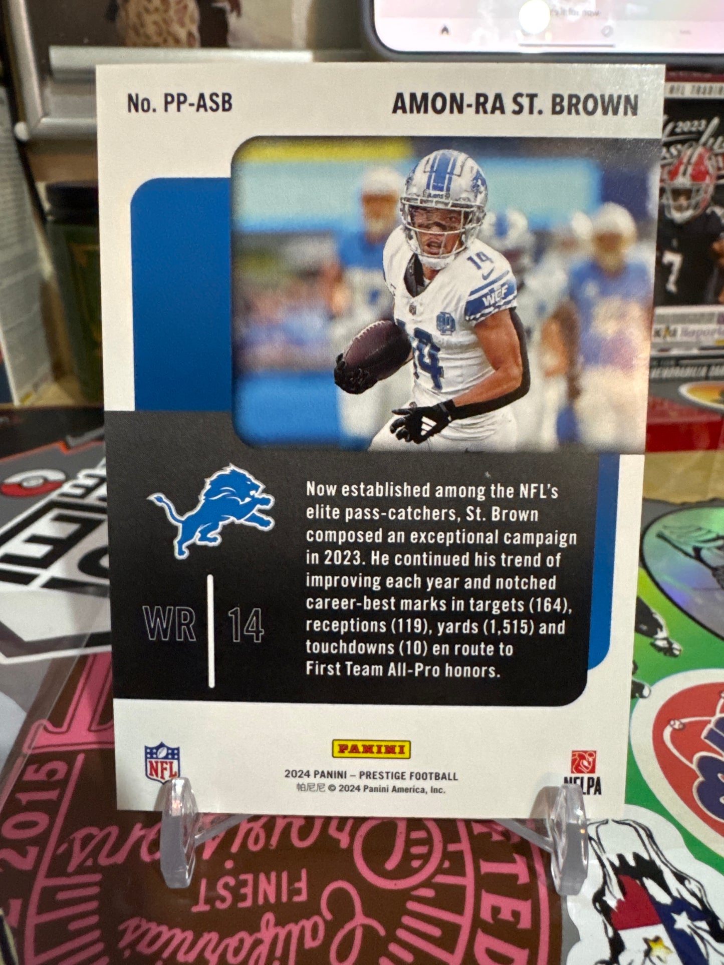 2024 Panini Prestige Prestigious Pros #PP-ASB Amon-Ra St. Brown