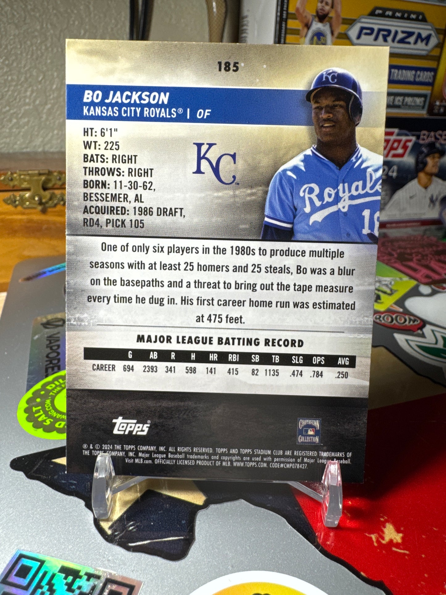 2024 Topps Stadium Club #185 Bo Jackson