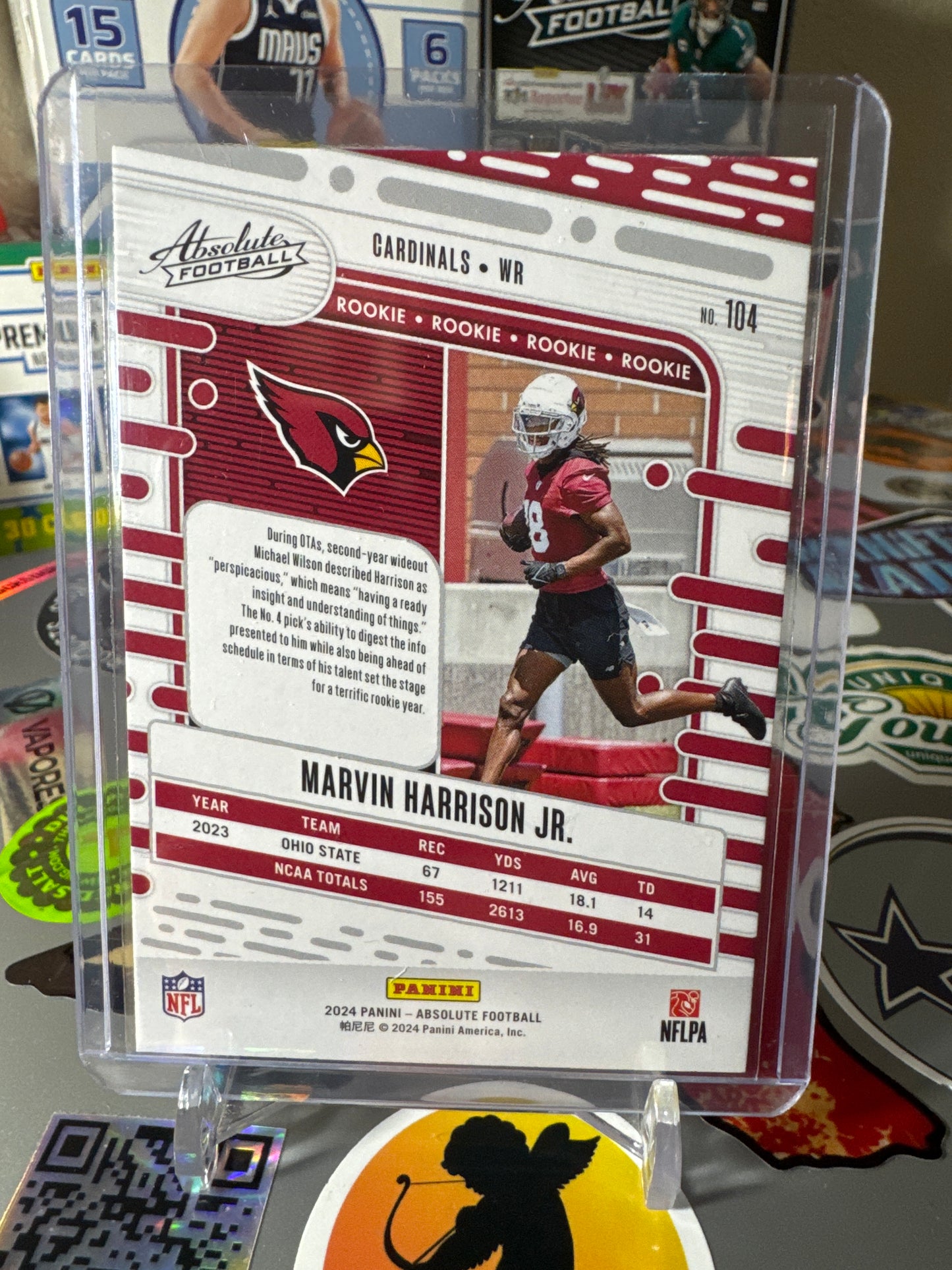 2024 Panini Absolute #104 Marvin Harrison Jr. RC