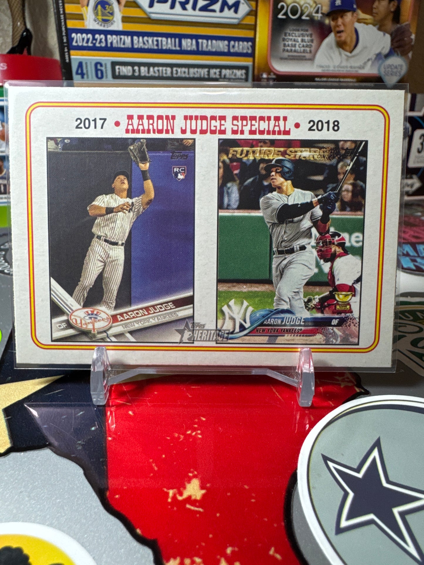 2023 Topps Heritage #2 Aaron Judge 2017/2018