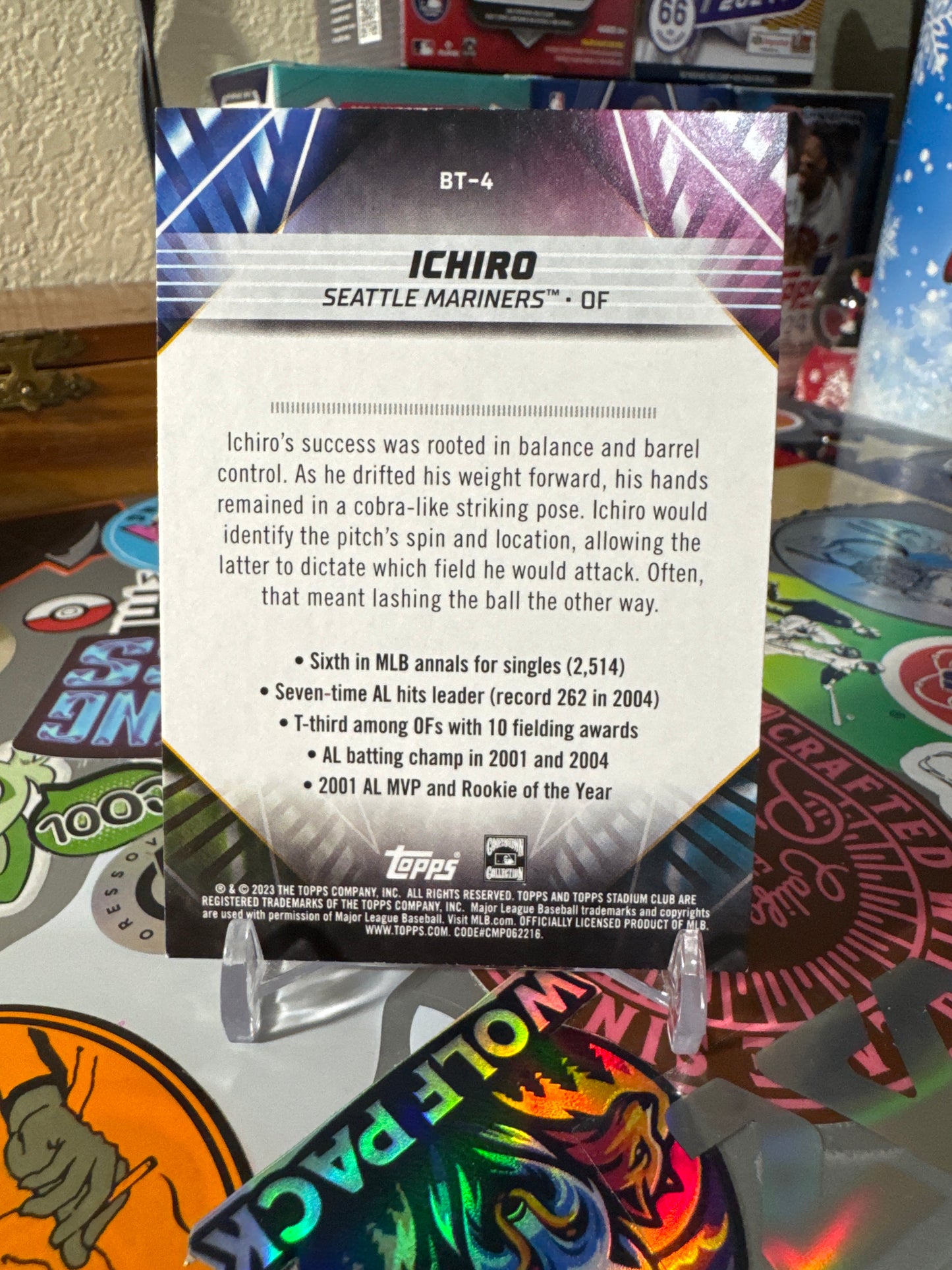 2023 Topps Stadium club Beam Team #BT-4 Ichiro