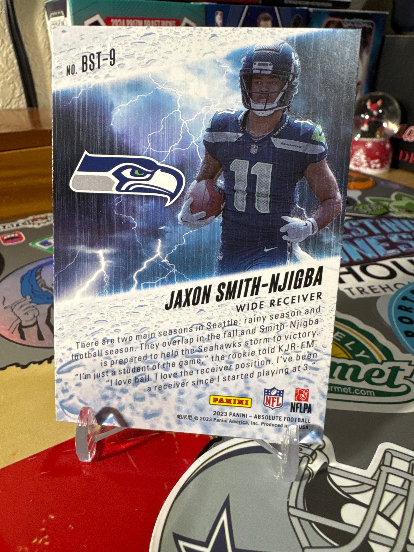 2023 Panini Absolute- By Storm #BST-9 Jaxon Smith- Njigba RC