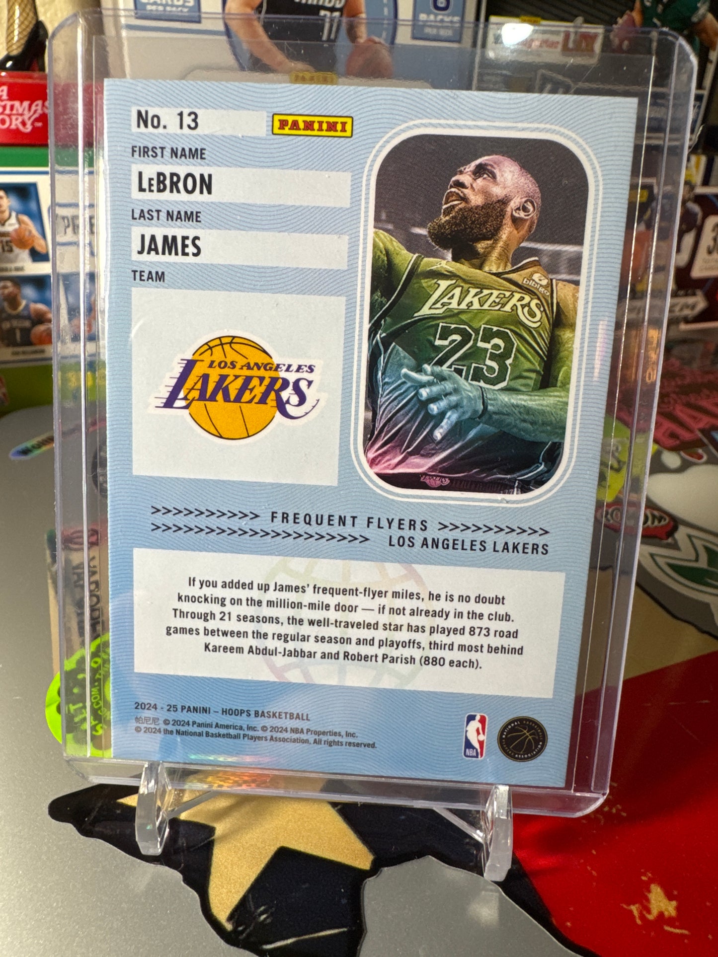 2024 Panini Hoops- Frequent Flyers #13 LeBron James