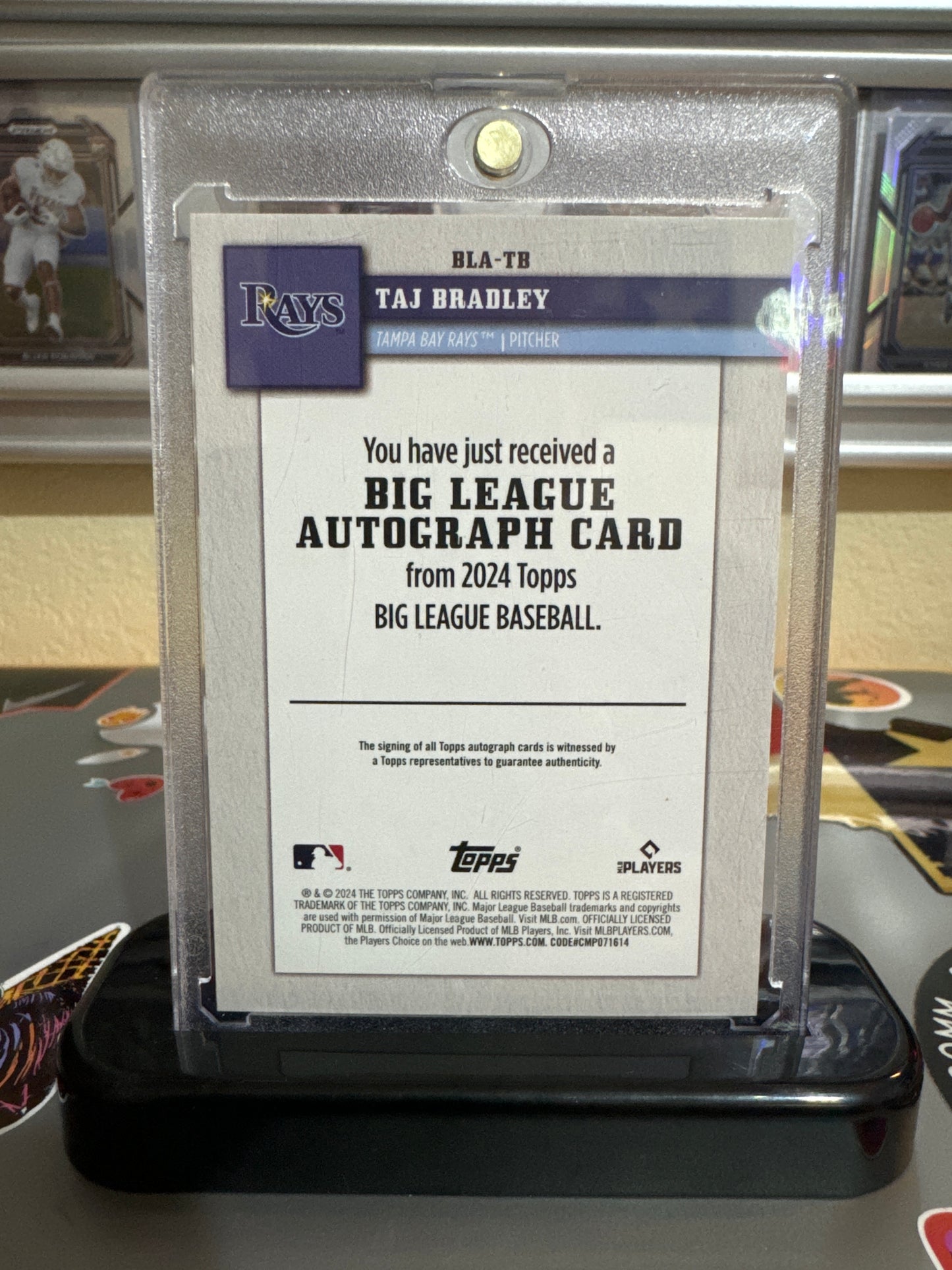 2024 Topps Big League #BLA-TB Taj Bradley