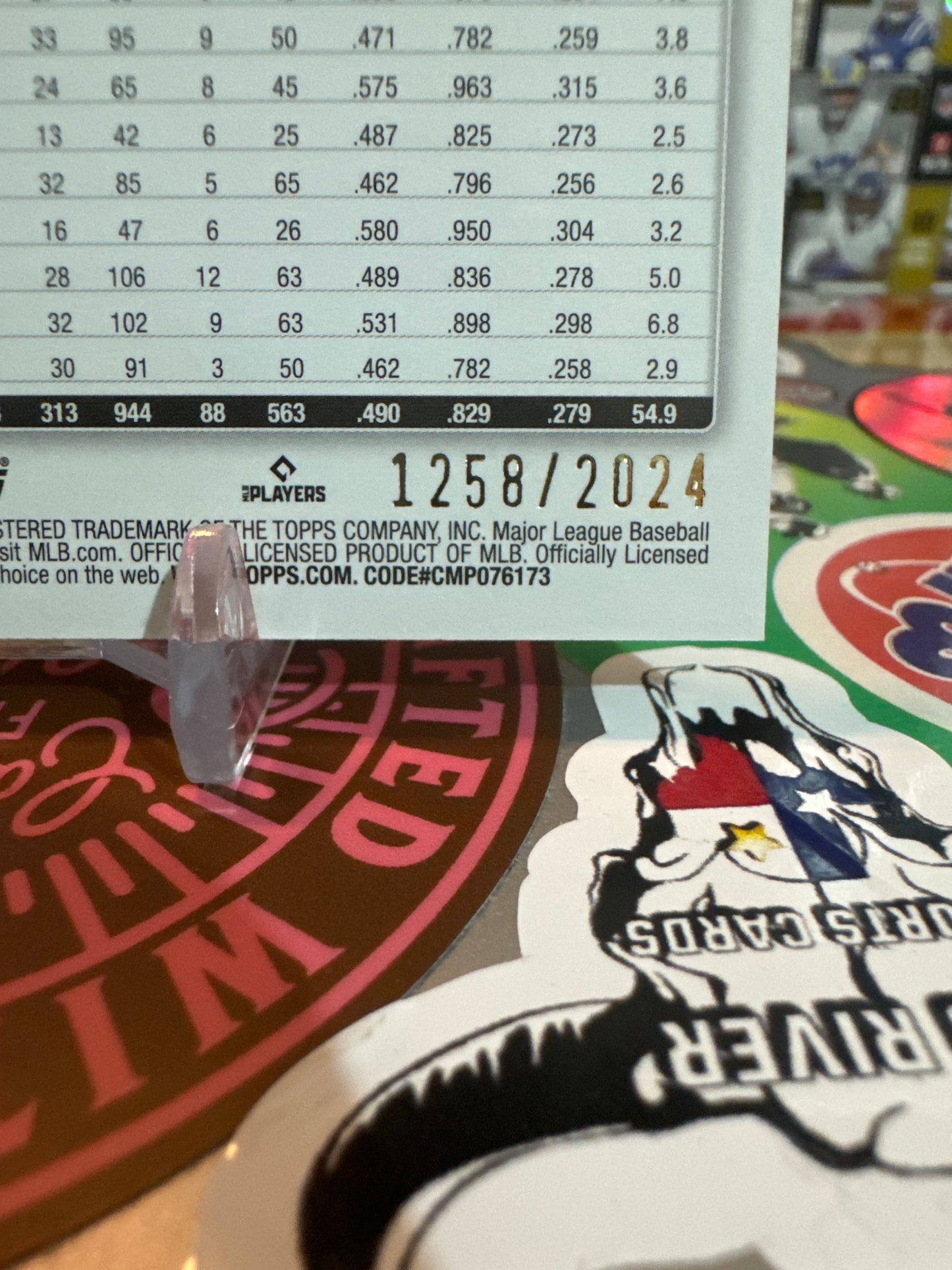 2024 Topps Series 2 #550 Manny Machado- Gold- Numbered 1258/2024