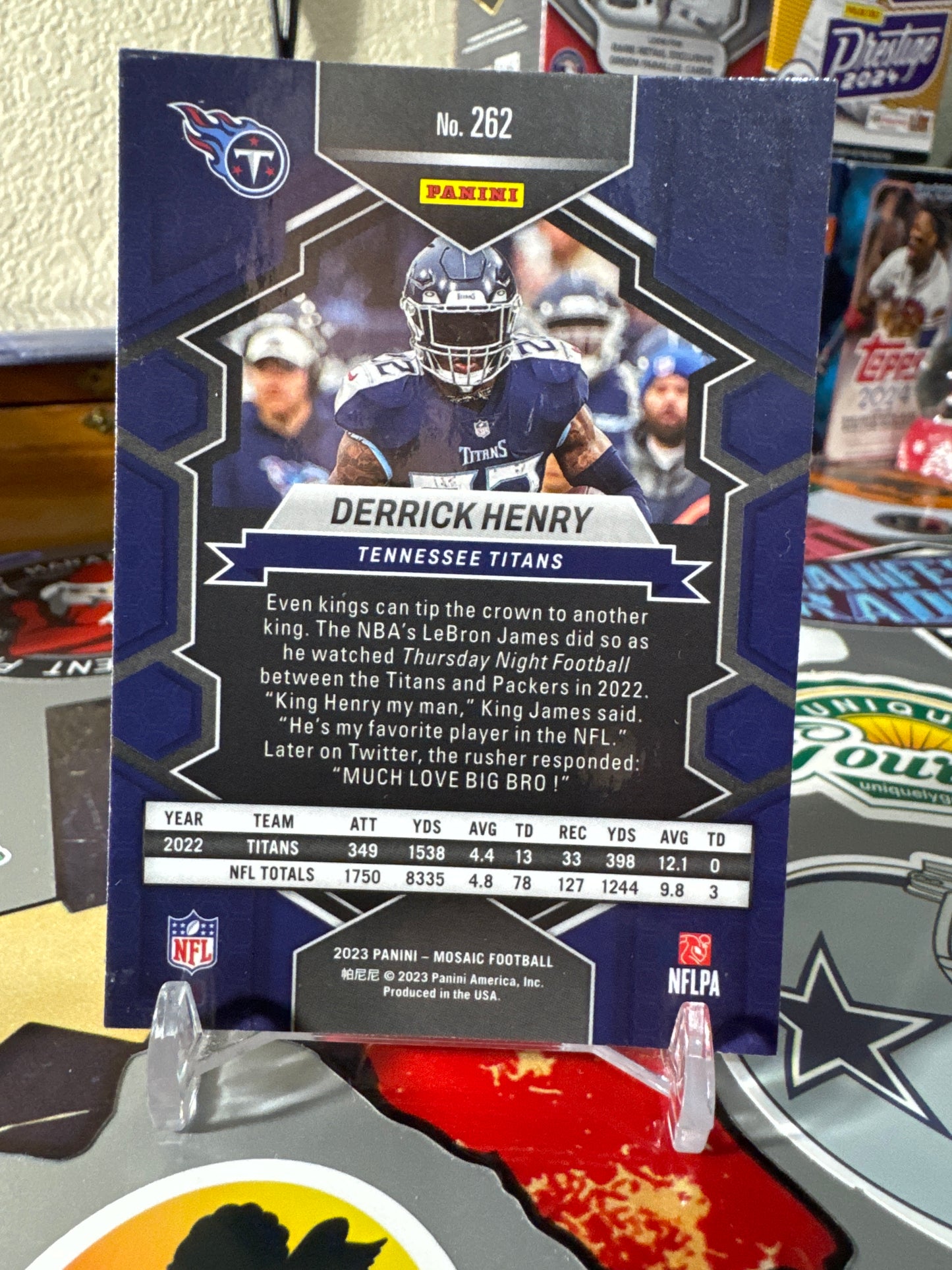 2023 Panini Mosaic National Pride #262 Derrick Henry