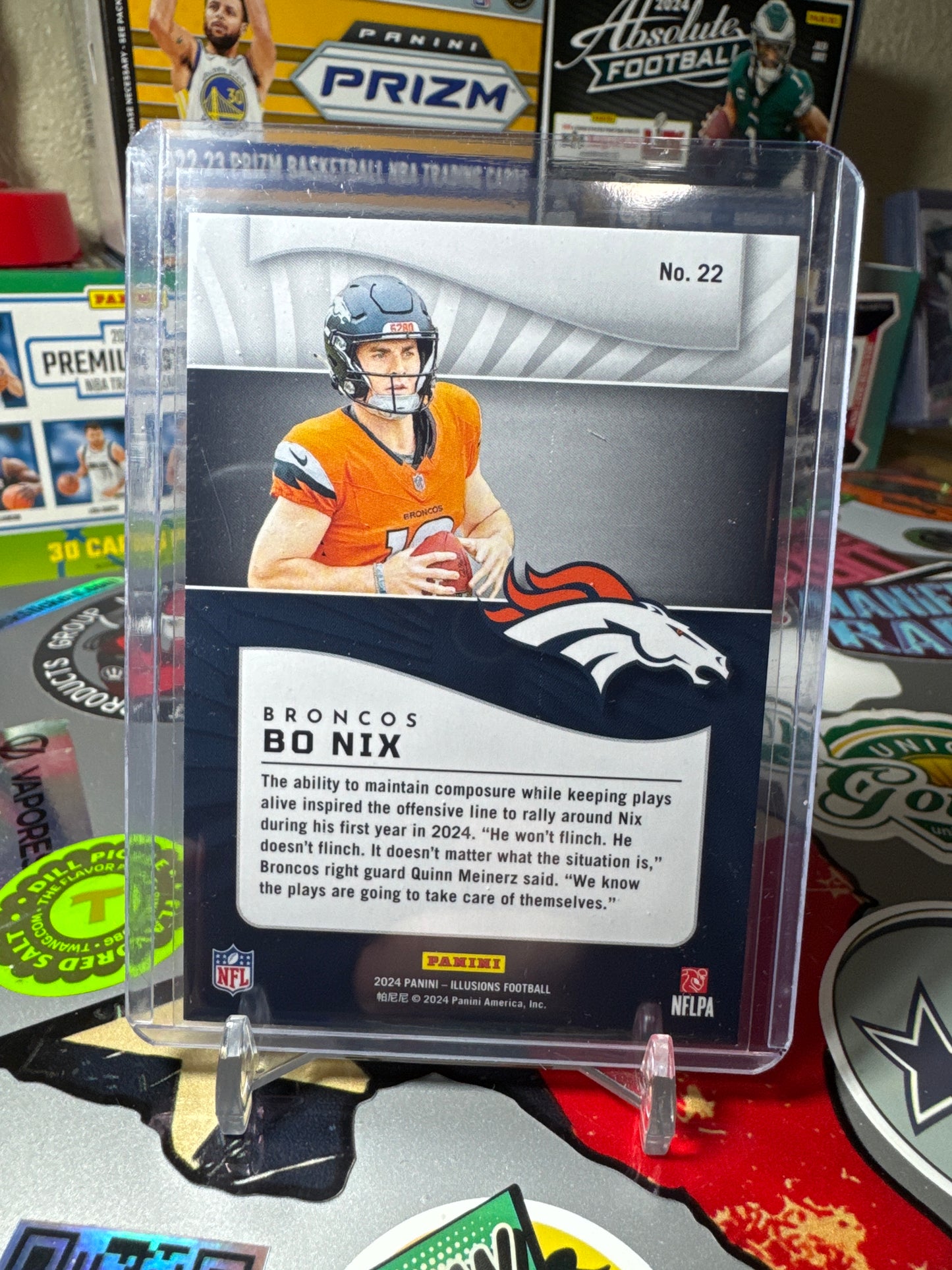 2024 Panini Illusions #22 Bo Nix RC