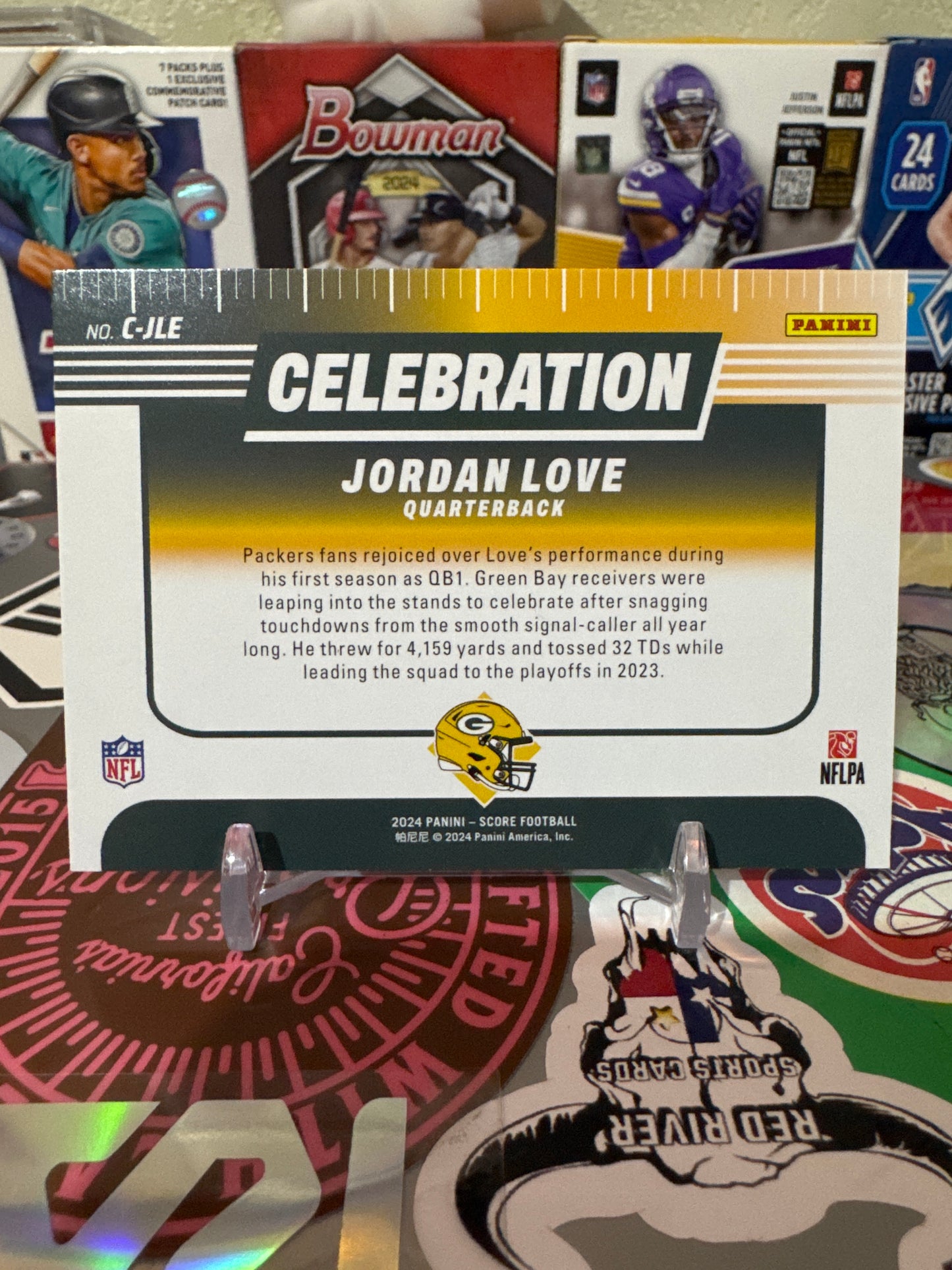 2024 Score Celebration #C-JLE Jordan Love