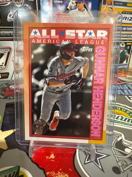 2025 Topps1990 Topps All-Star Series 2 #90AS-40 Gunnar Henderson- Pink Parallel