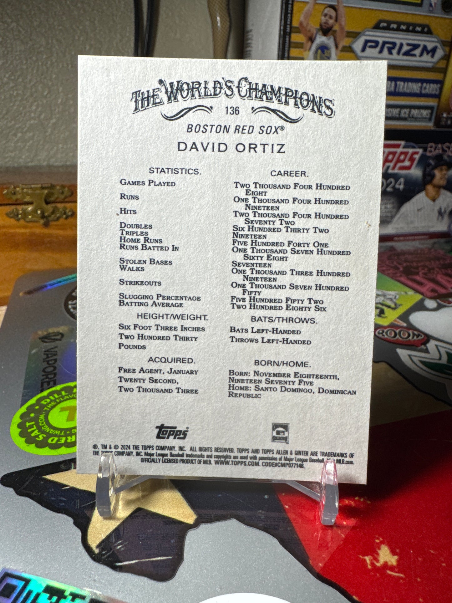 2024 Allen & Ginter #136 David Ortiz