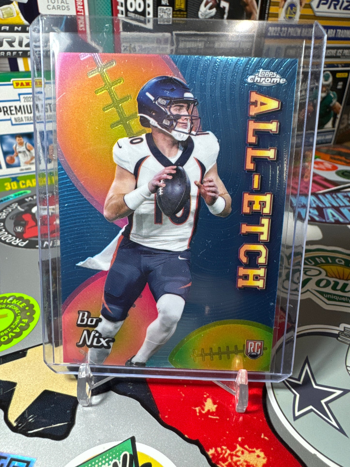 2024 Topps Chrome ALL ETCH #CAE-BN Bo Nix RC