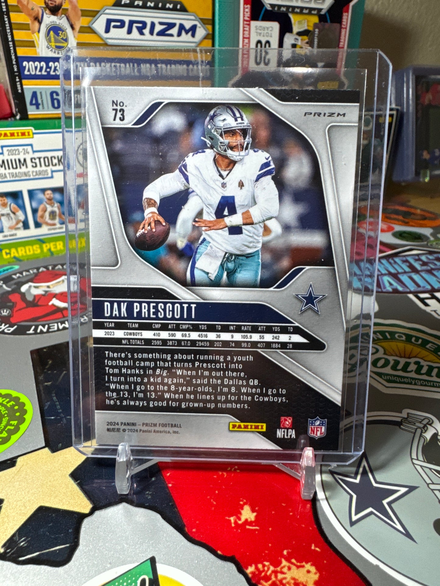 2024 Panini Prizm #73 Dak Prescott- True Silver Parallel