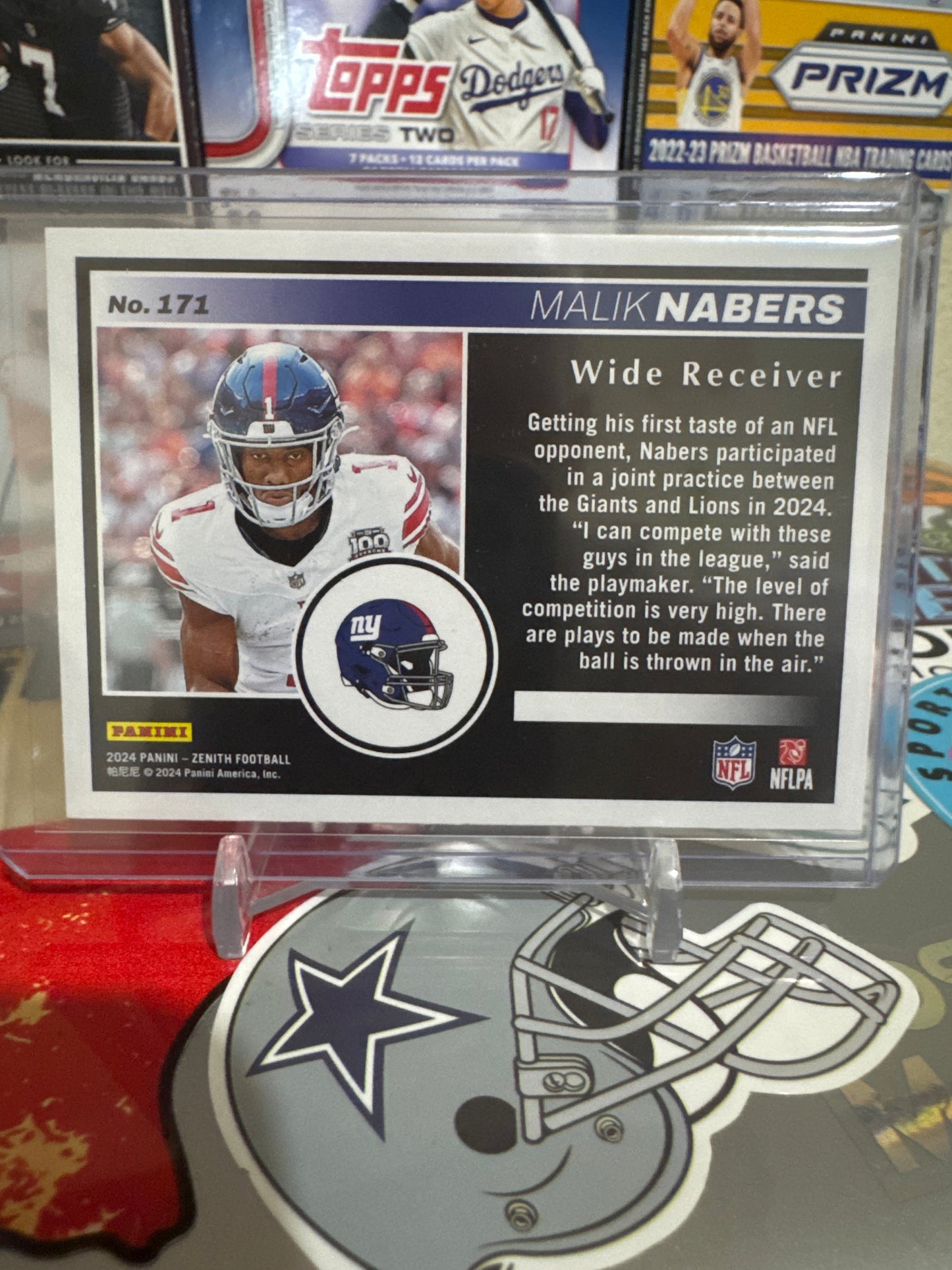 2024 Panini Zenith 2 Minute Drill #171 Malik Nabers RC
