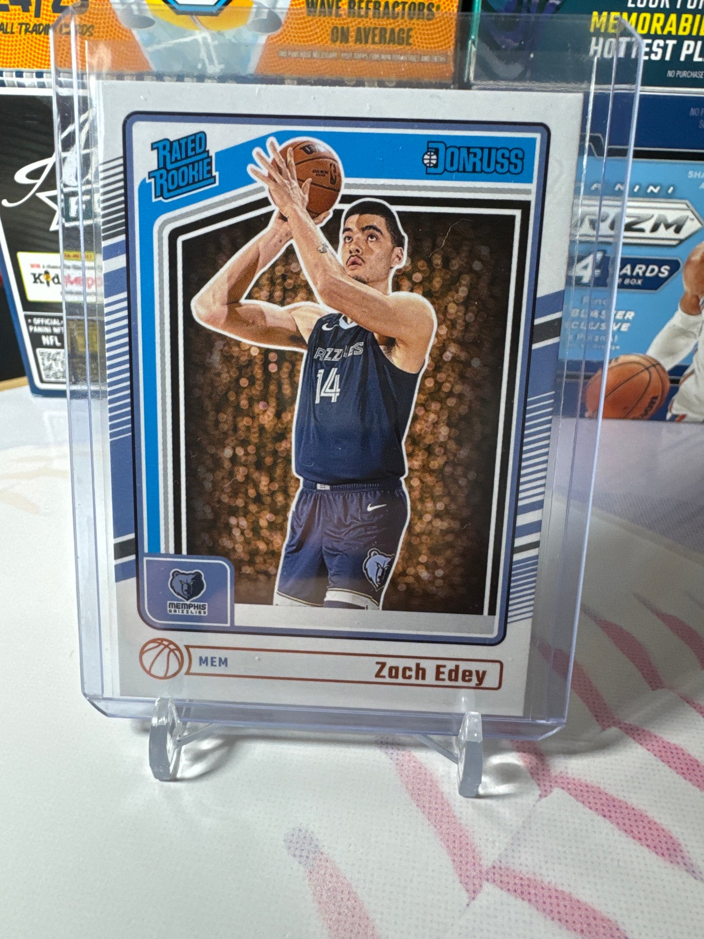 2024 Donruss Rated Rookie #239 Zach Edey RC
