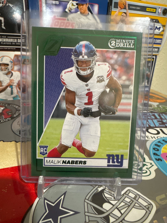 2024 Panini Zenith 2 Minute Drill #171 Malik Nabers RC