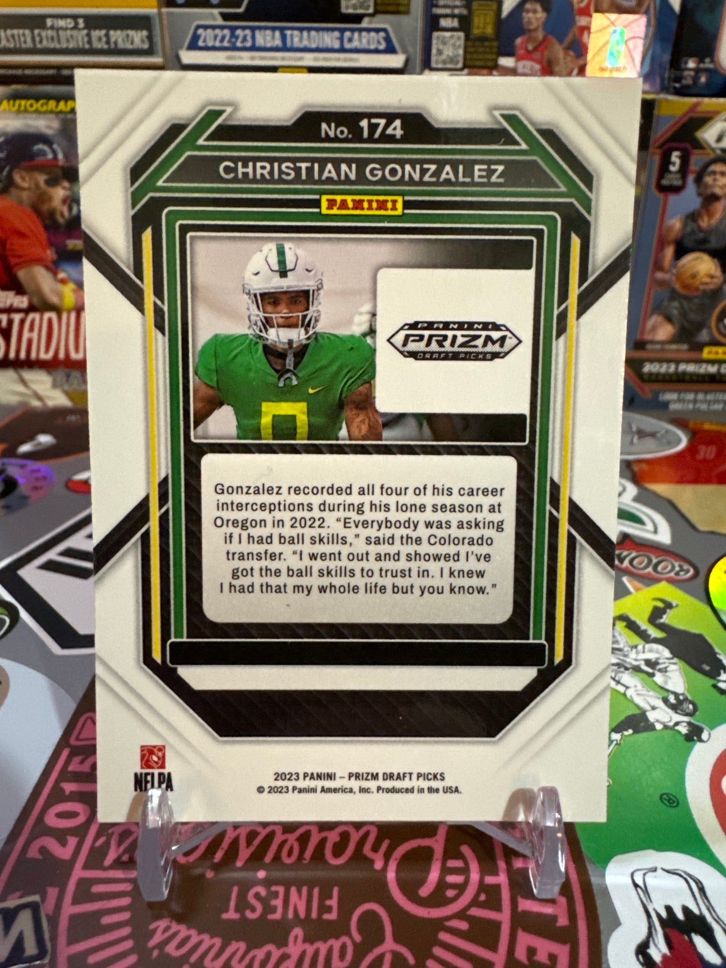 2023 Panini Prizm draft picks #174 Christian Gonzalez RC