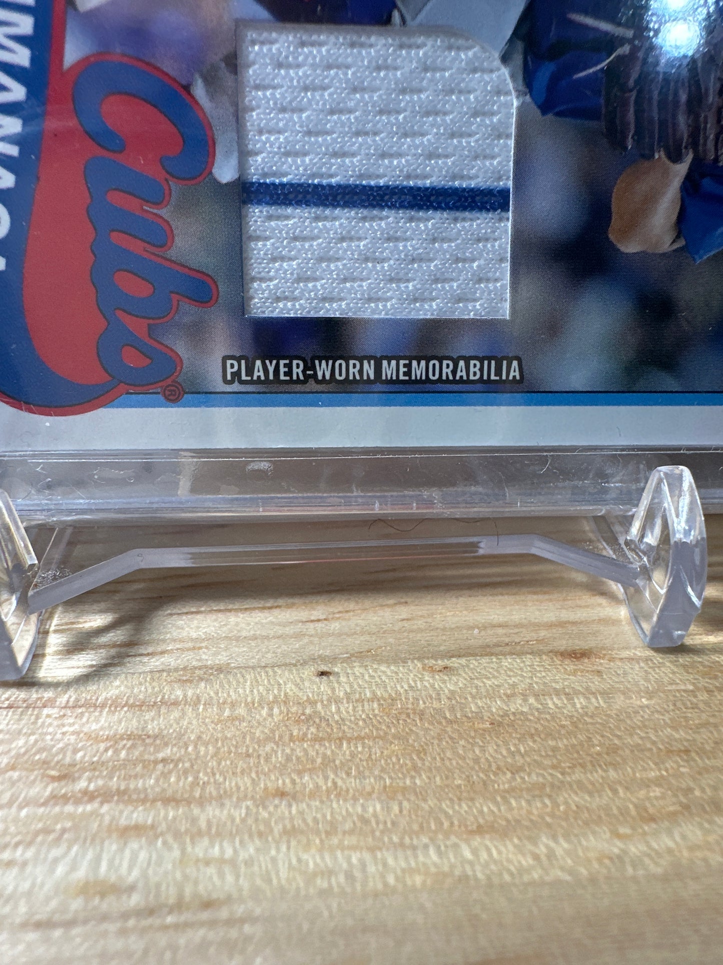 2024 Topps Update 1989 variation #89RU-SI Shota Imanaga RC- Player Worn Relic- Centered Pinstripe.