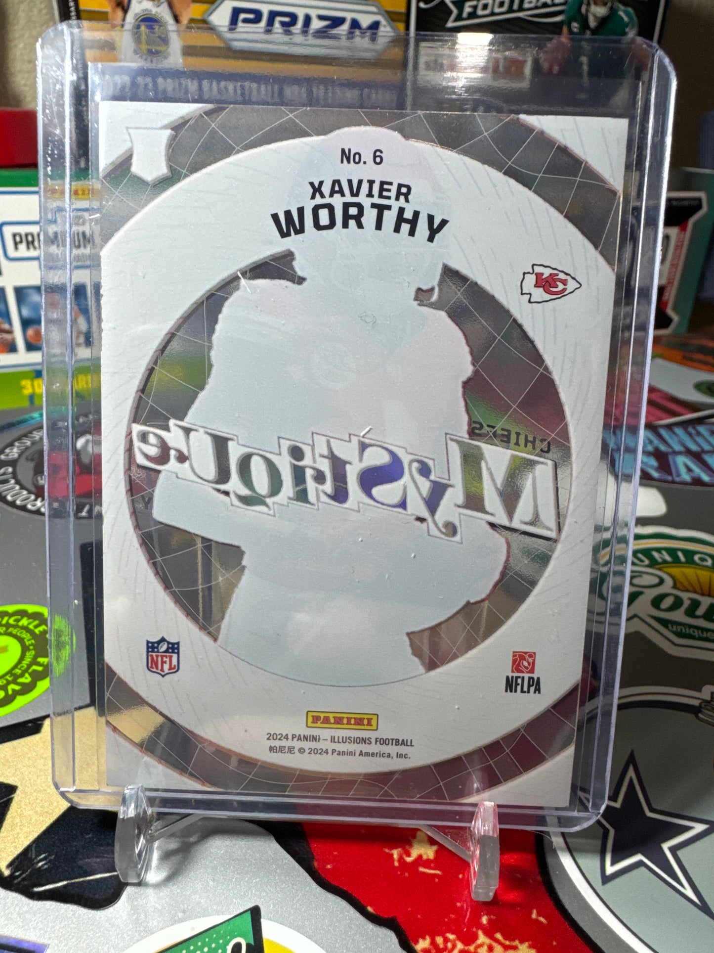 2024 panini Illusions Mystique #6 Xavier Worthy RC