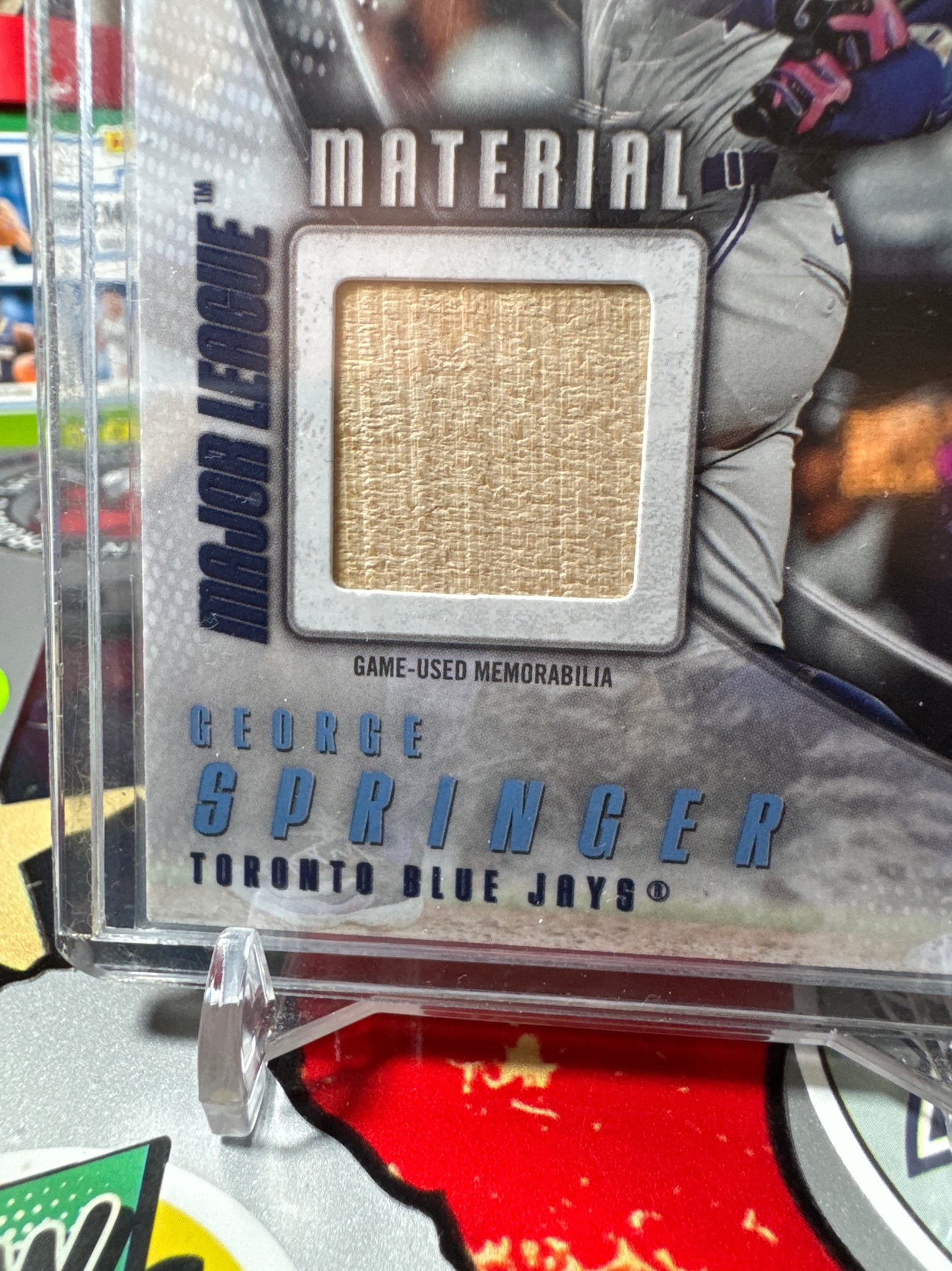 2025 Topps Series One- Major League Material #MLM-GS George Springer- ( Game Used Bat)