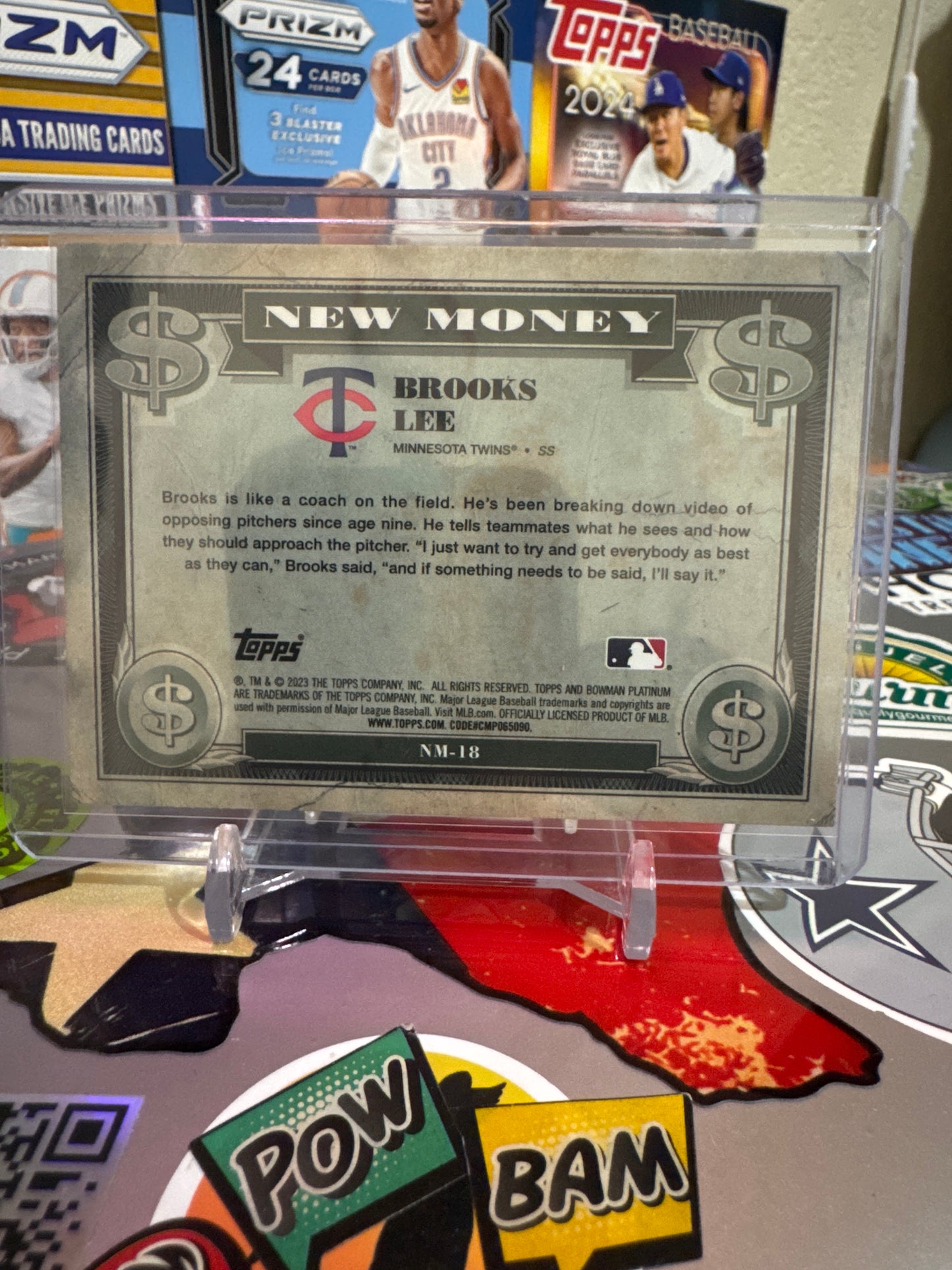 2023 Bowman Platinum- New Money #NM-18 Brooks Lee
