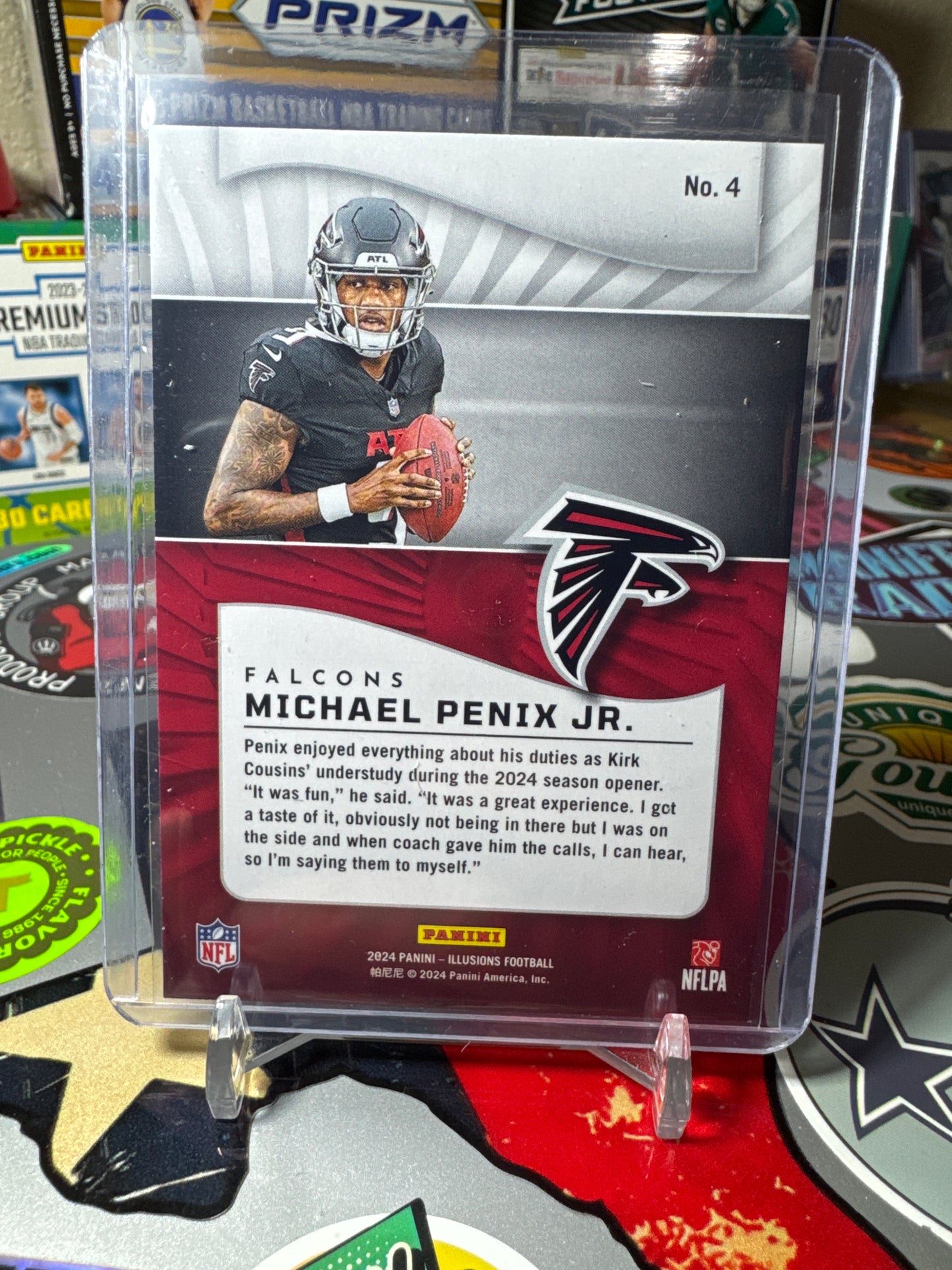 2024 Panini Illusions #4 Michael Penix Jr. RC
