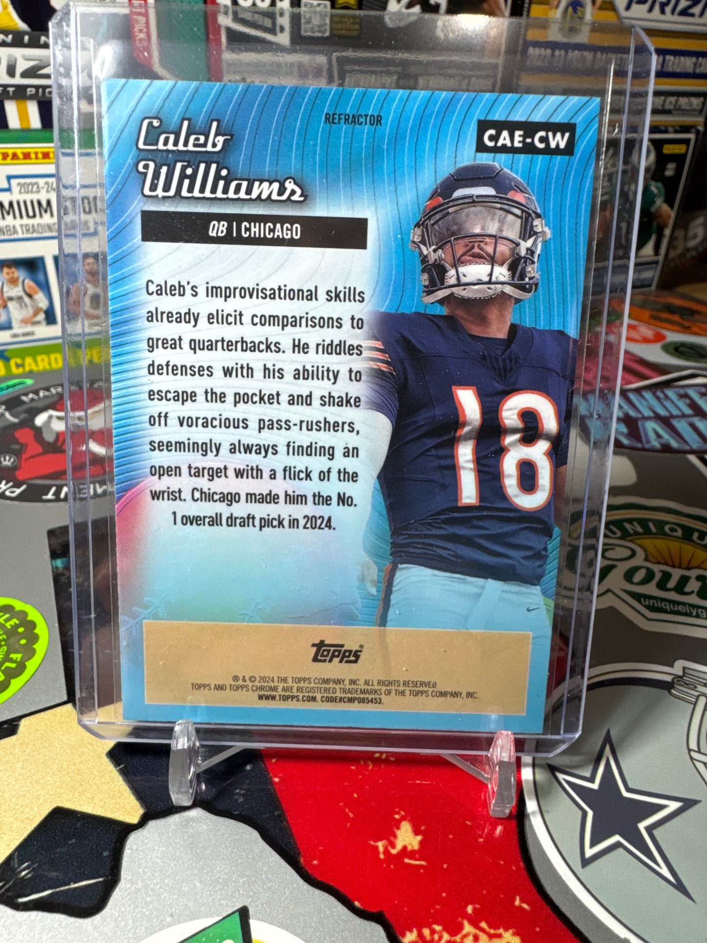 2024 Topps Chrome ALL ETCH #CAE-CW Caleb Williams RC
