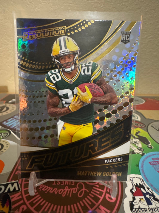 2025 Panini Revolution Futures #23 Matthew Golden RC