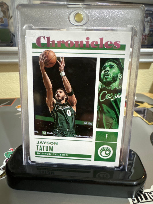 2022-23 Panini Chronicles #25 Jayson Tatum. Pink Variant.