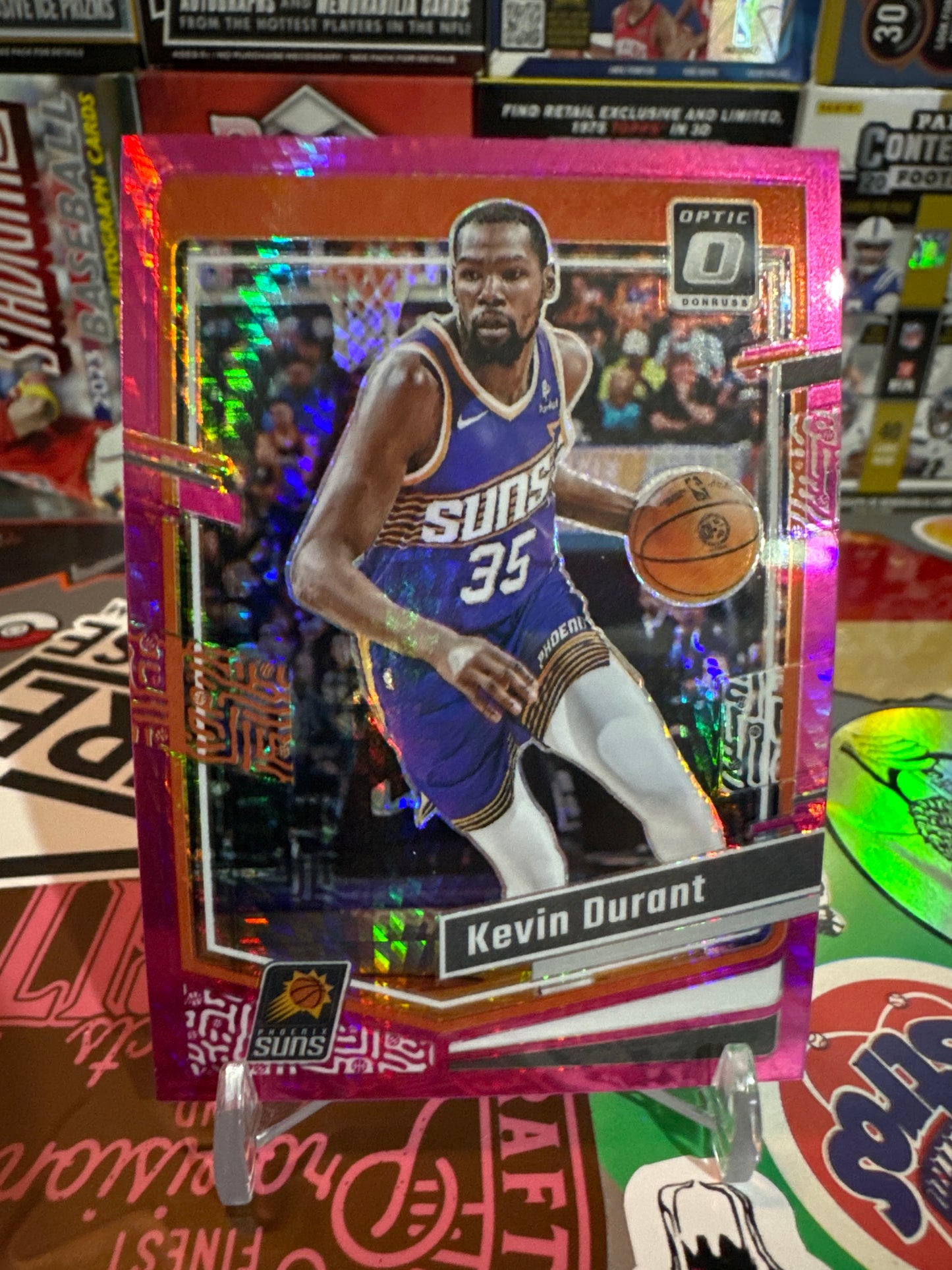 2023 Donruss Optic #41 Kevin Durant. Hyper Pink