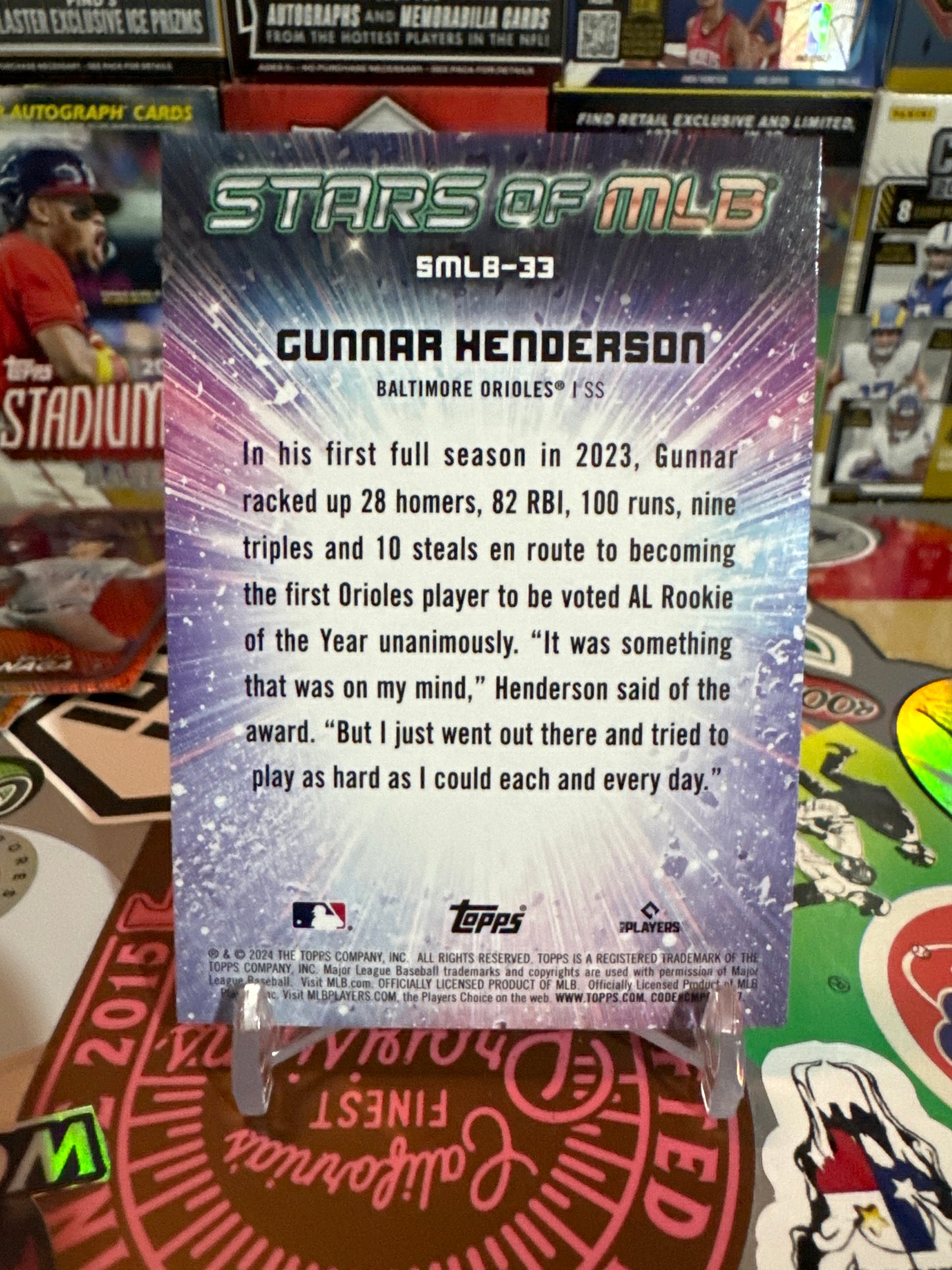 2024 Topps Stars of the MLB Series 2 #SMLB-33 Gunnar Henderson