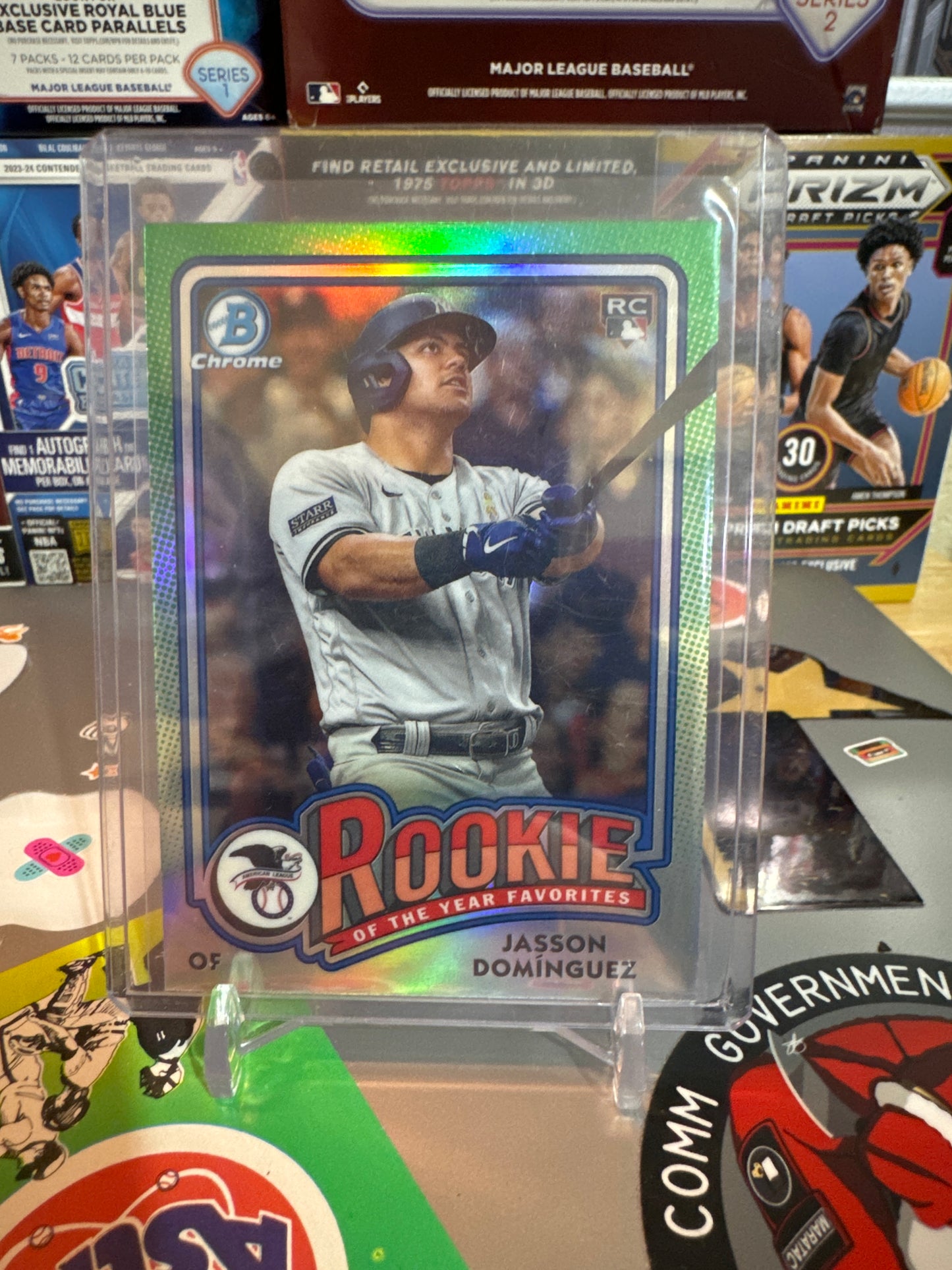 2024 Bowman Rookie of the year favorites. #ROY-6 Jasson Dominguez RC