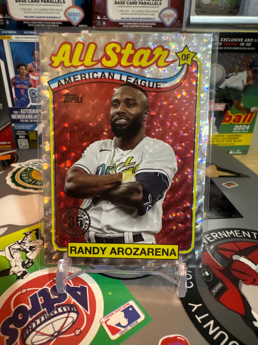 2024 Topps 1989 Topps All-Stars Foil Board Series 2 #89ASB -42 Randy Arozarena