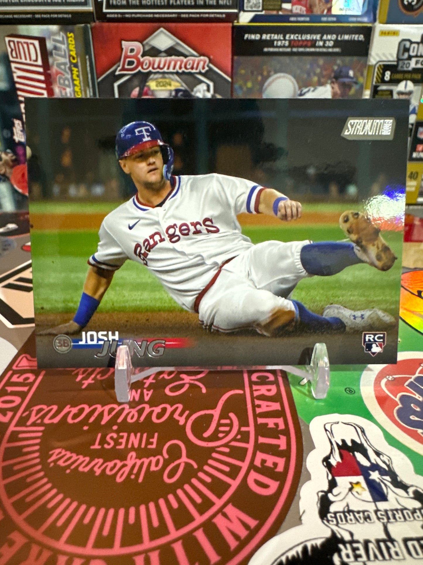 2023 Topps Stadium club #27B Josh Jung. RC Texas Rangers