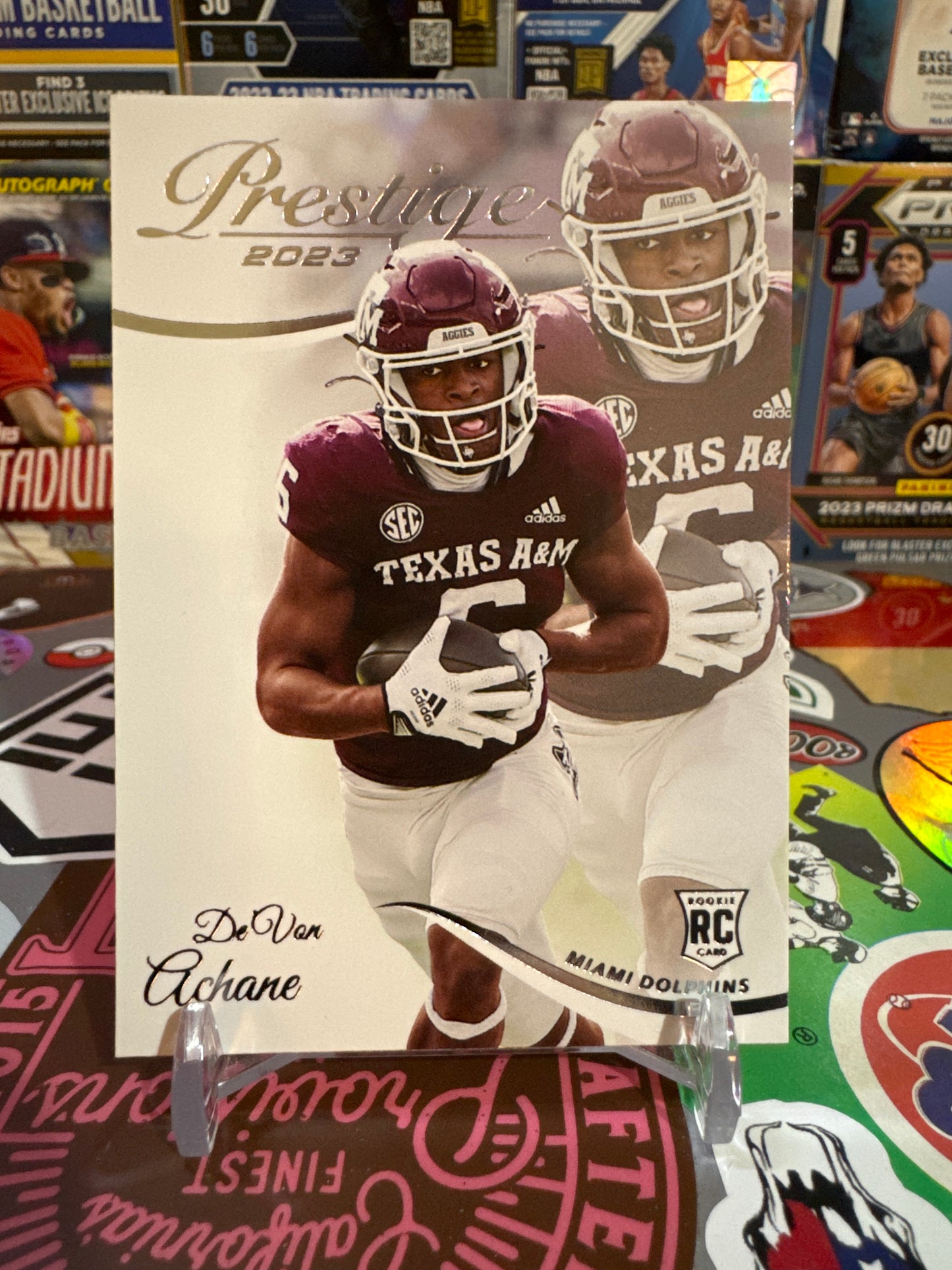 2023 Panini Prestige #328 De’Von Achane RC