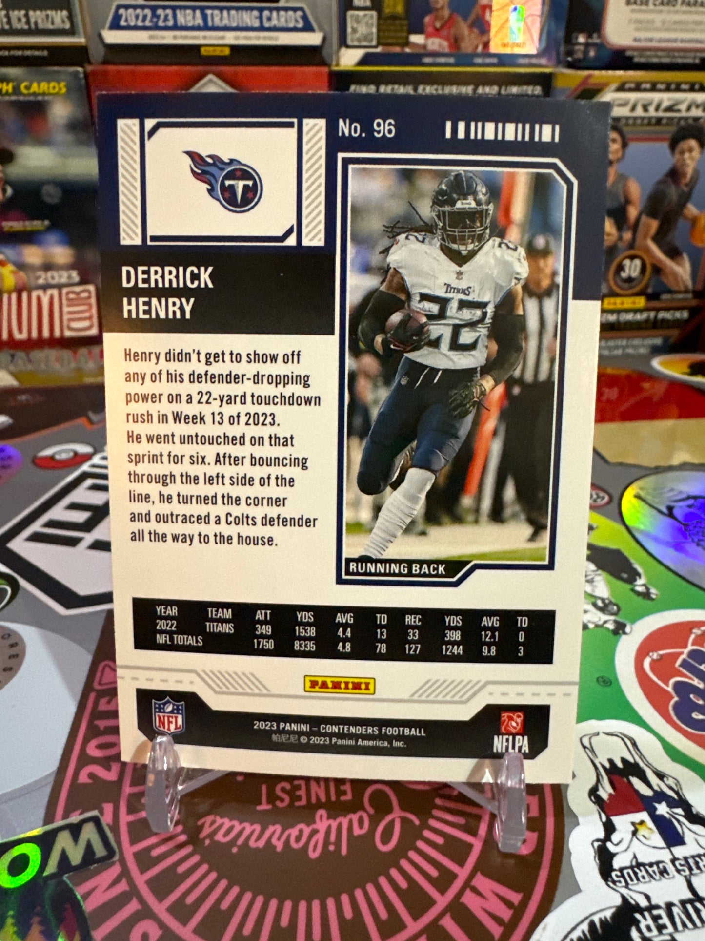 2023 Panini Contenders #96 Derrick Henry Season ticket