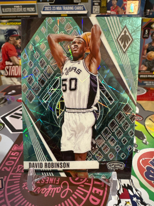 2023 Panini Phoenix #160 David Robinson- Teal Lazers Parallel