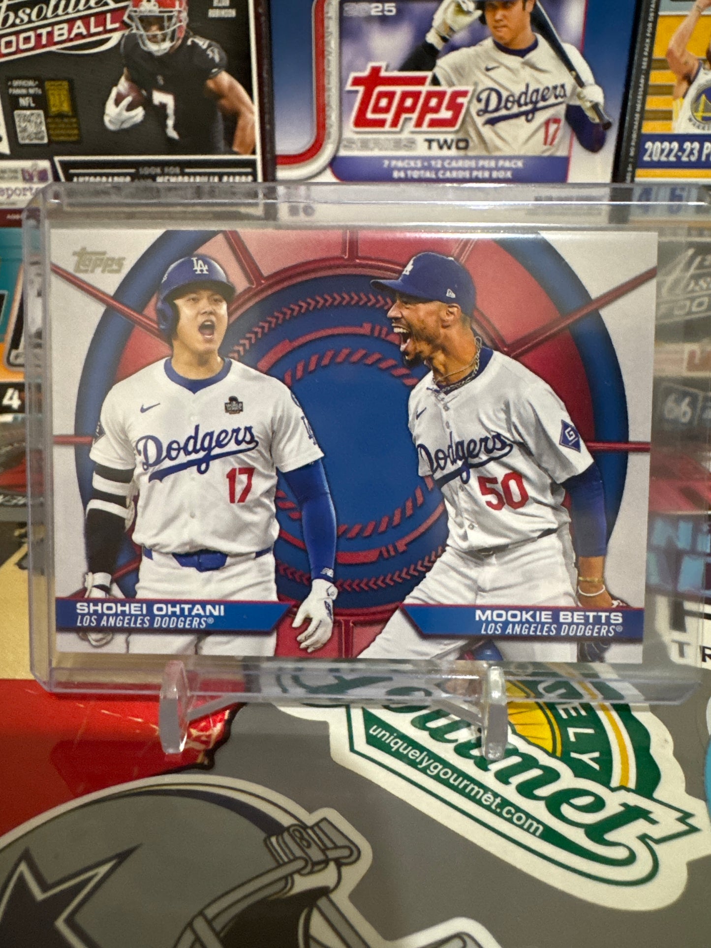 2025 Topps Series 2 Dynamic Duos #DD-2 Shohei Ohtani/ Mookie Betts