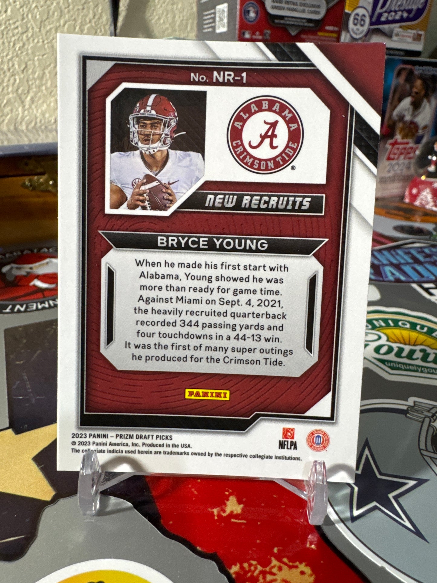 2023 Panini Prizm Draft Picks- New Recruits #1 Bryce Young